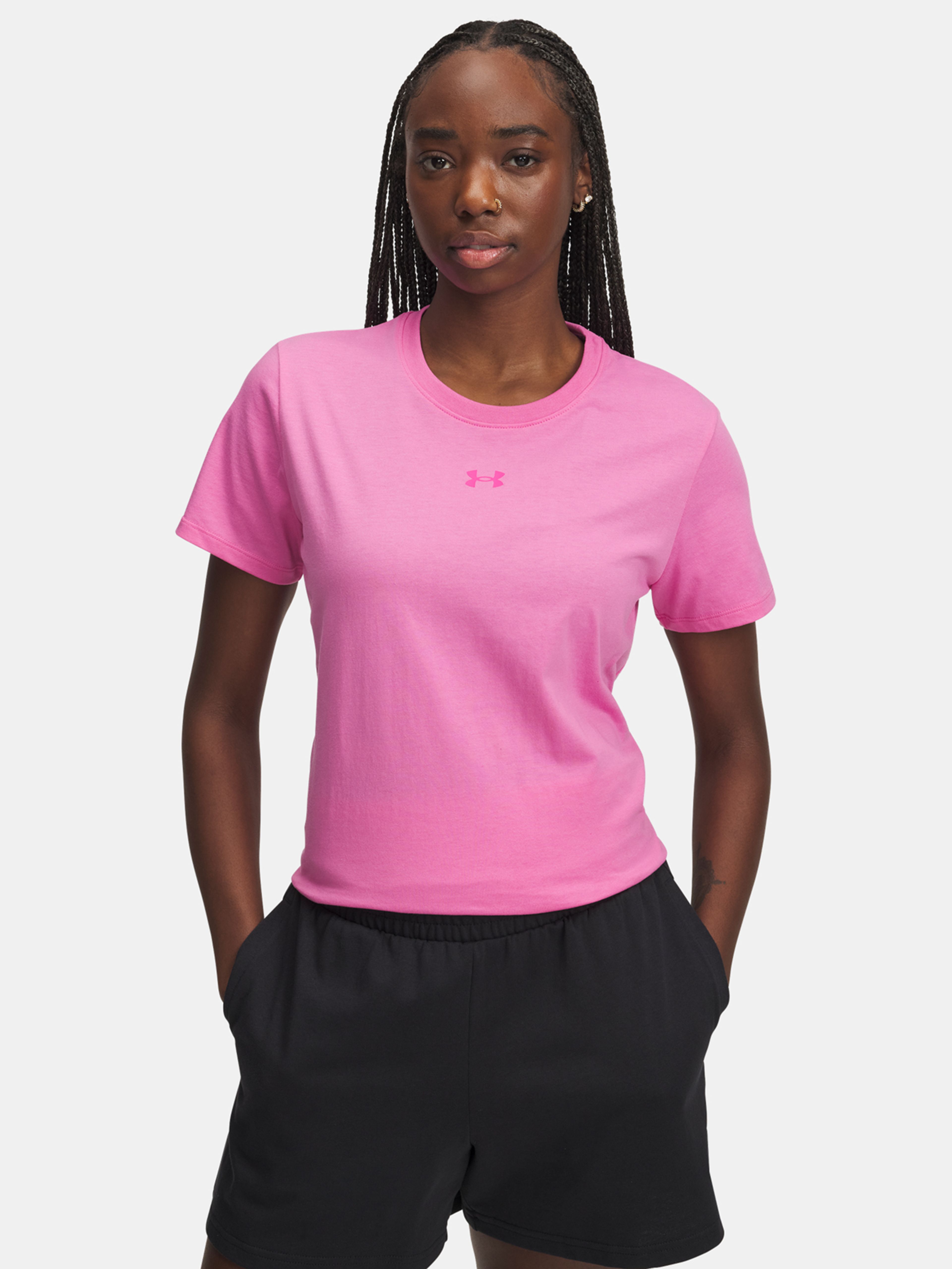 Női póló Under Armour UA W SIMPLE BRANDE SS MFO-PNK