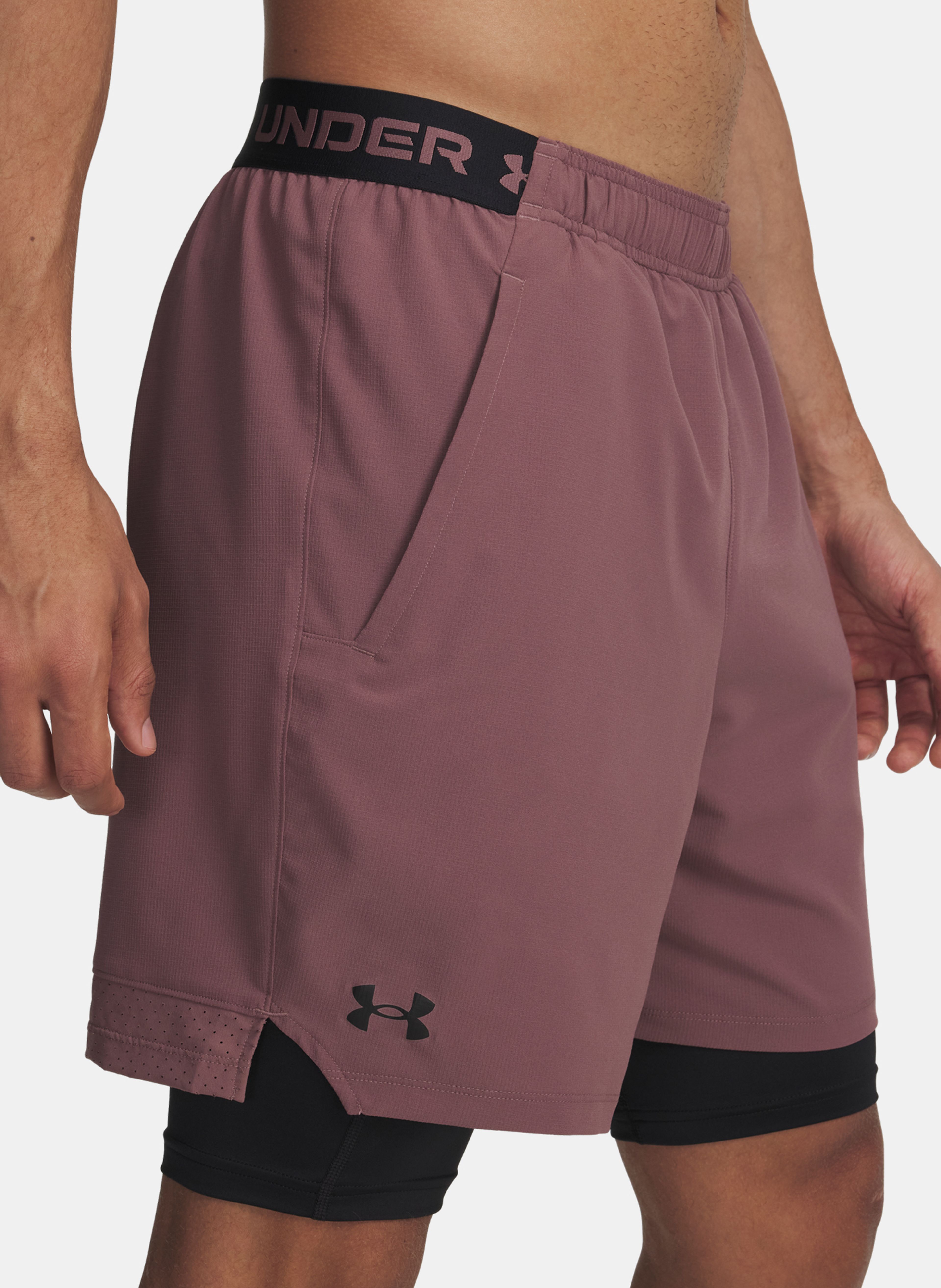 Pánské kraťasy Under Armour UA Vanish Woven 2in1 Sts-BRN - 003