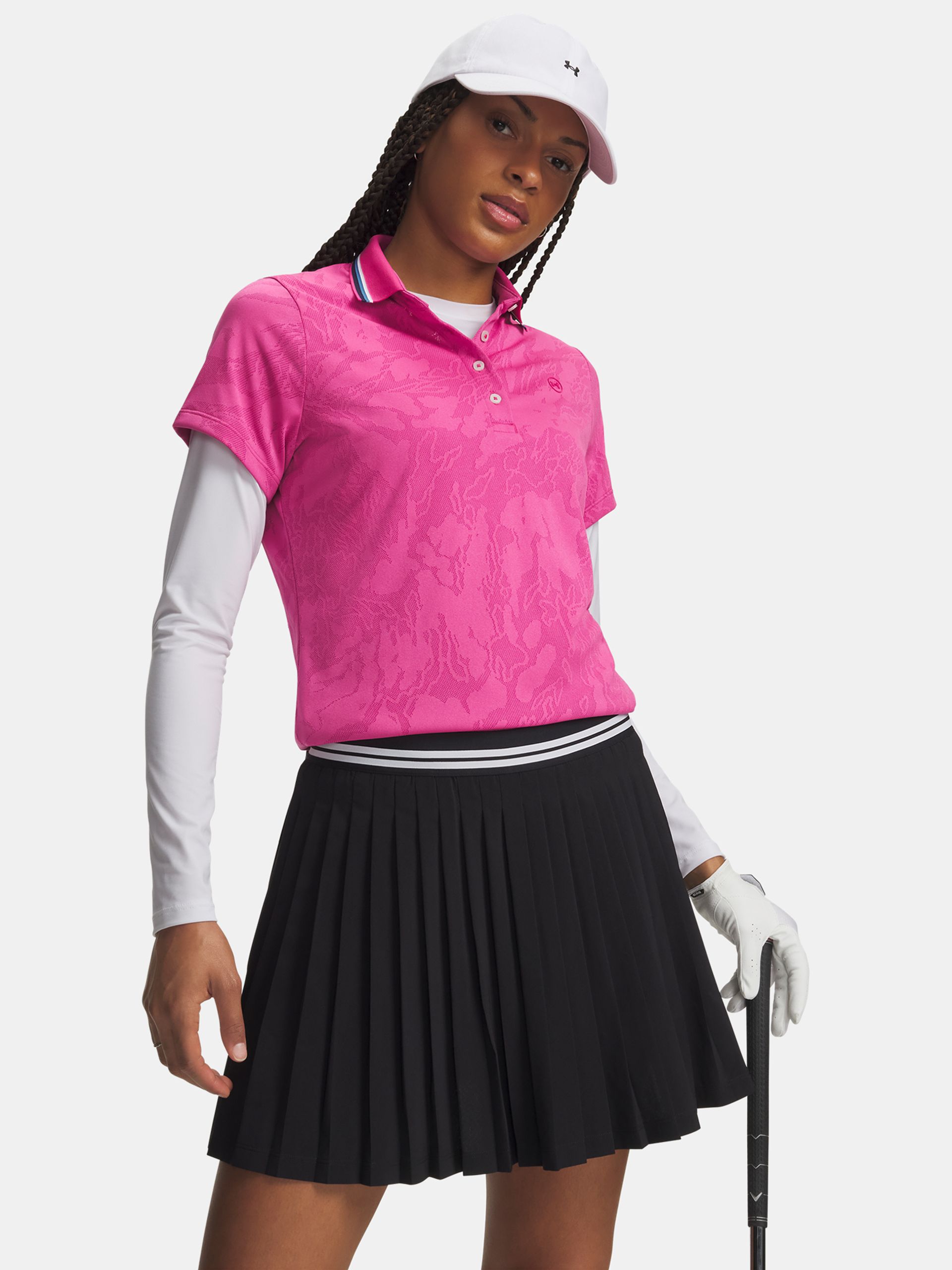Ženska majica Under Armour UA ArmourDry Jacq Polo - 001