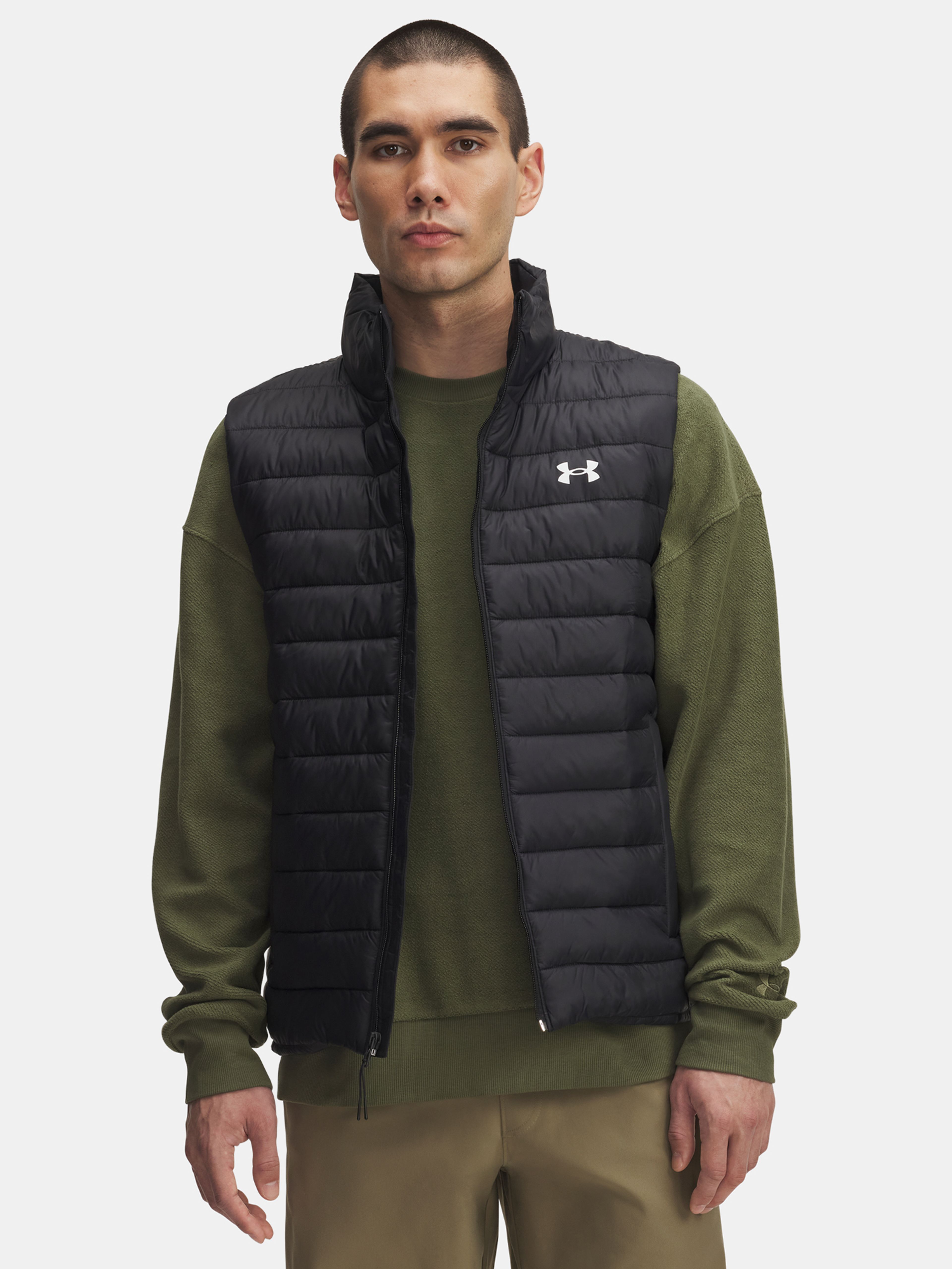 Pánska vesta Under Armour UA Sportswear Ins Vest-BLK