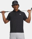Vyriški marškinėliai Under Armour UA Playoff 3.0 Printed Polo-Juoda - 004