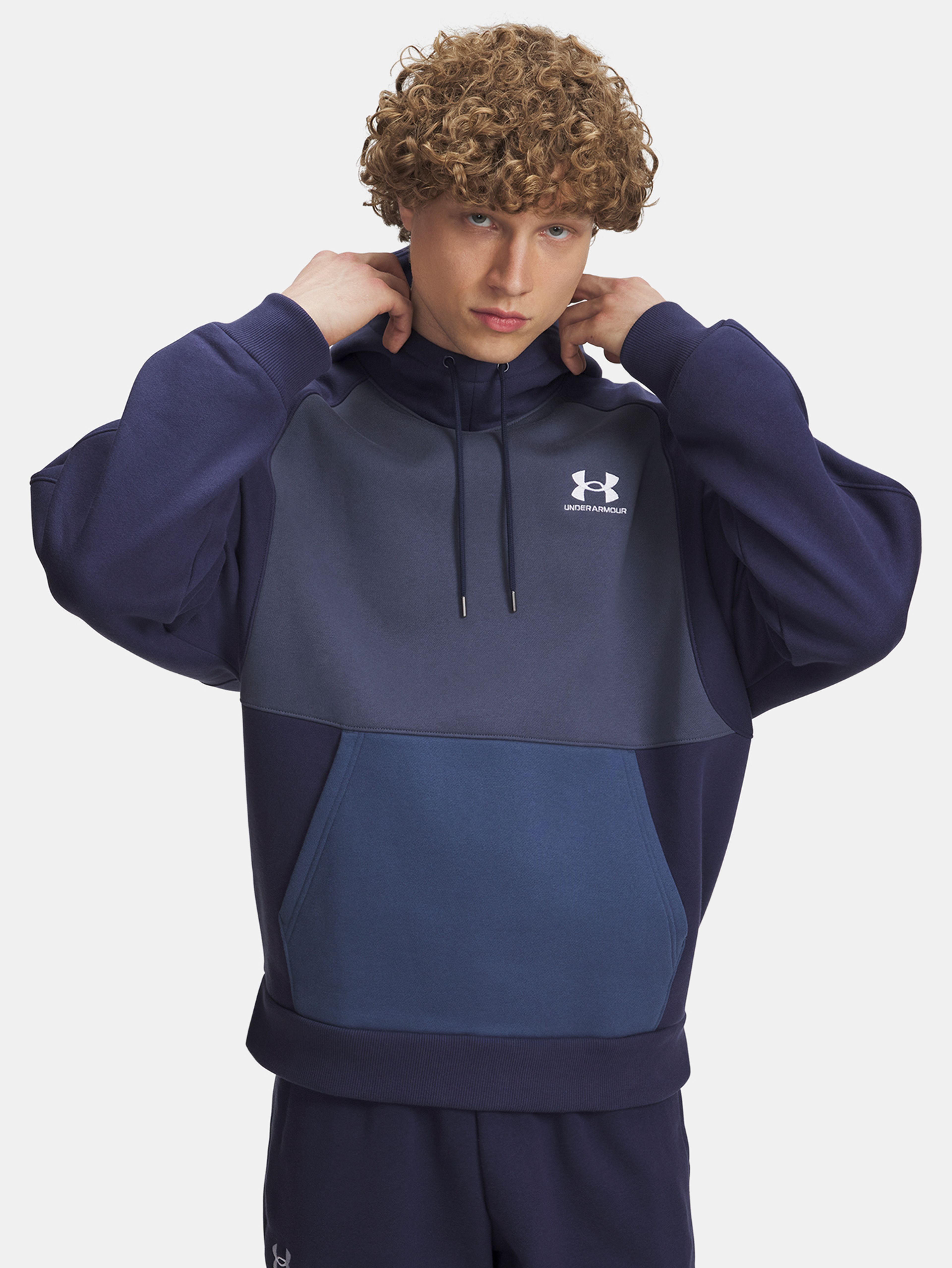 Vyriškas bliuzonas Under Armour UA Icon HW Colorblocked Hdy-BLU