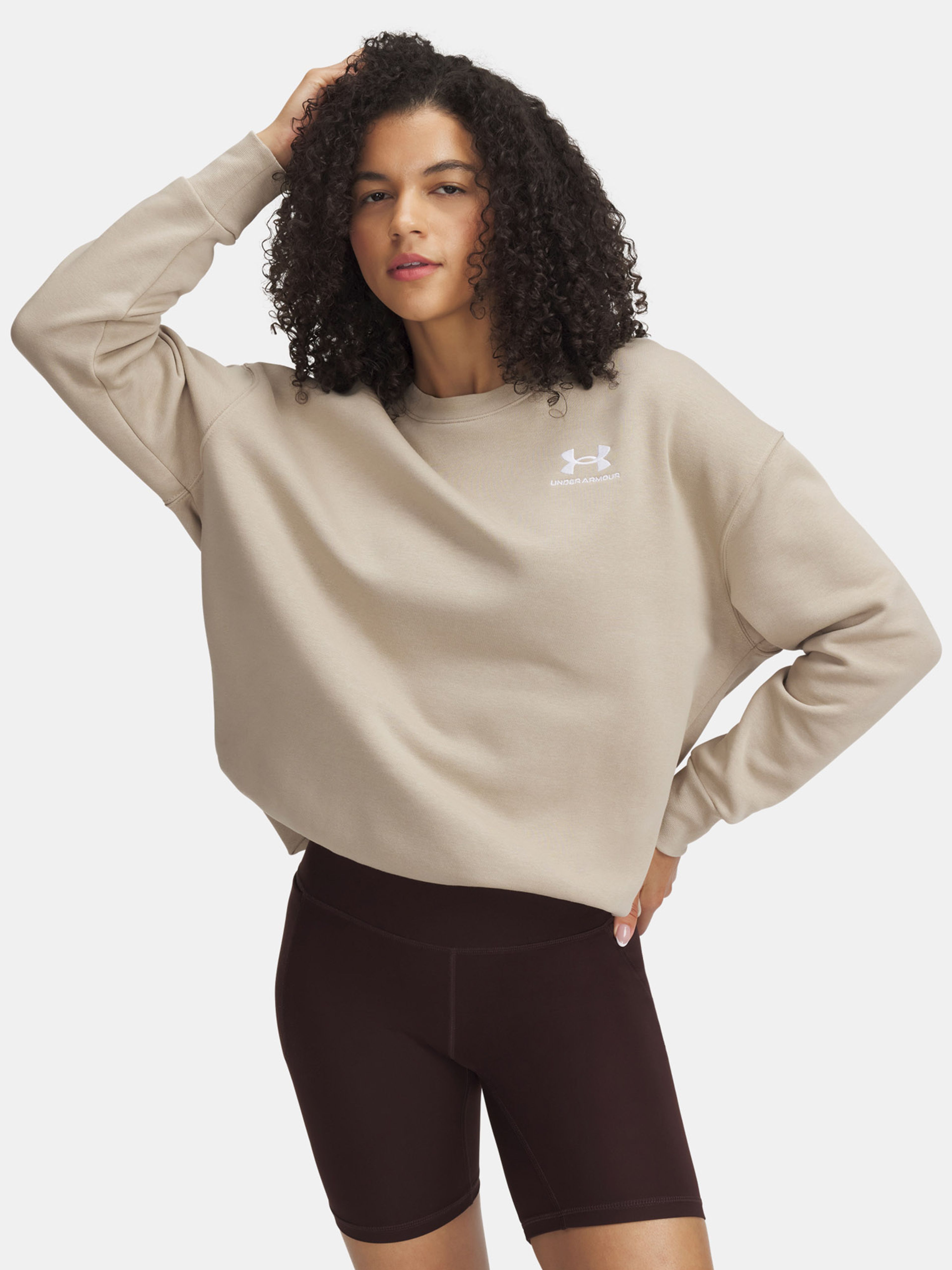 Női felső Under Armour UA Icon Fleece OS Crew