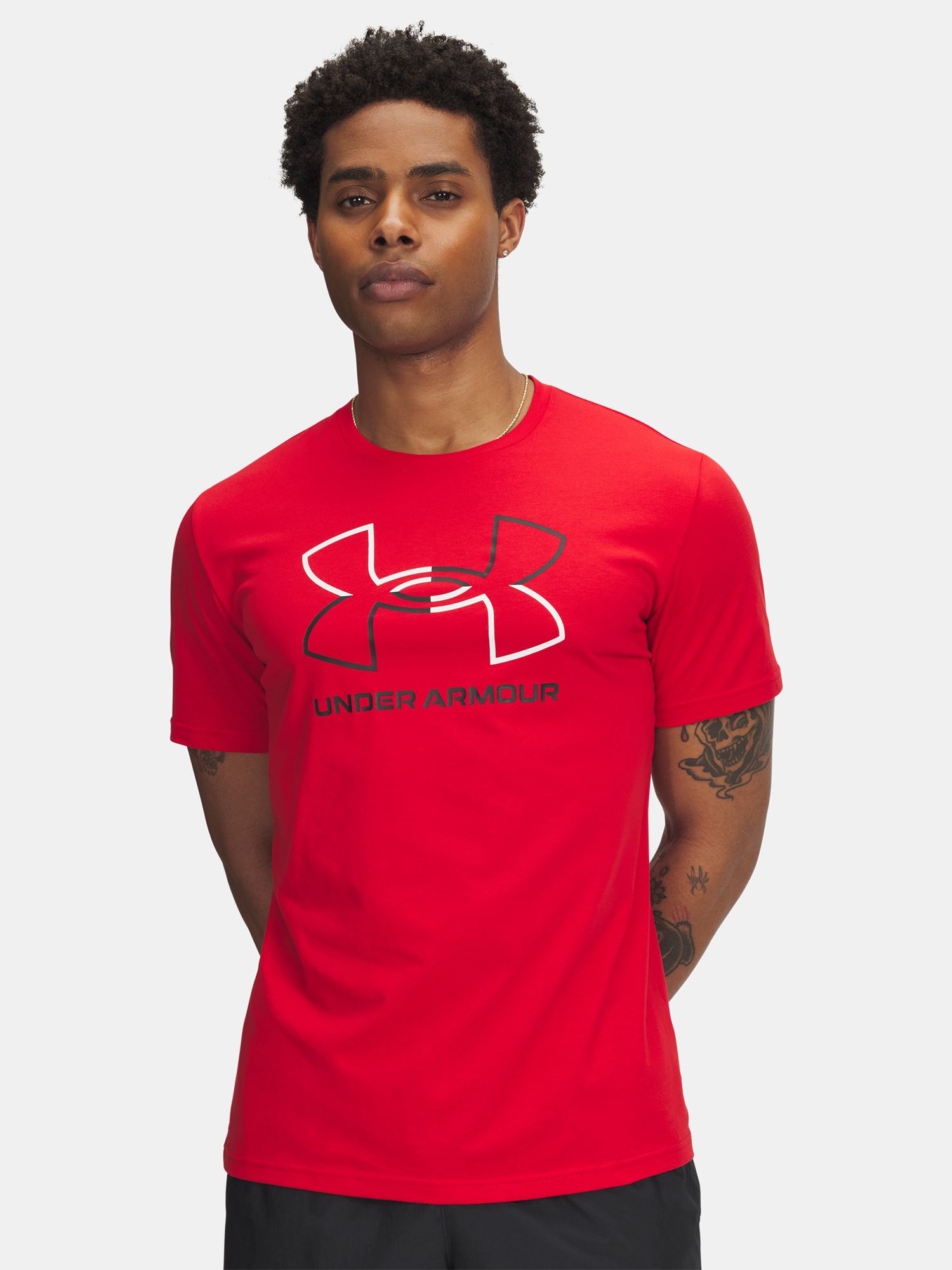 Pánské tričko Under Armour UA GL FOUNDATION UPDATE SS-RED | underarmour.cz