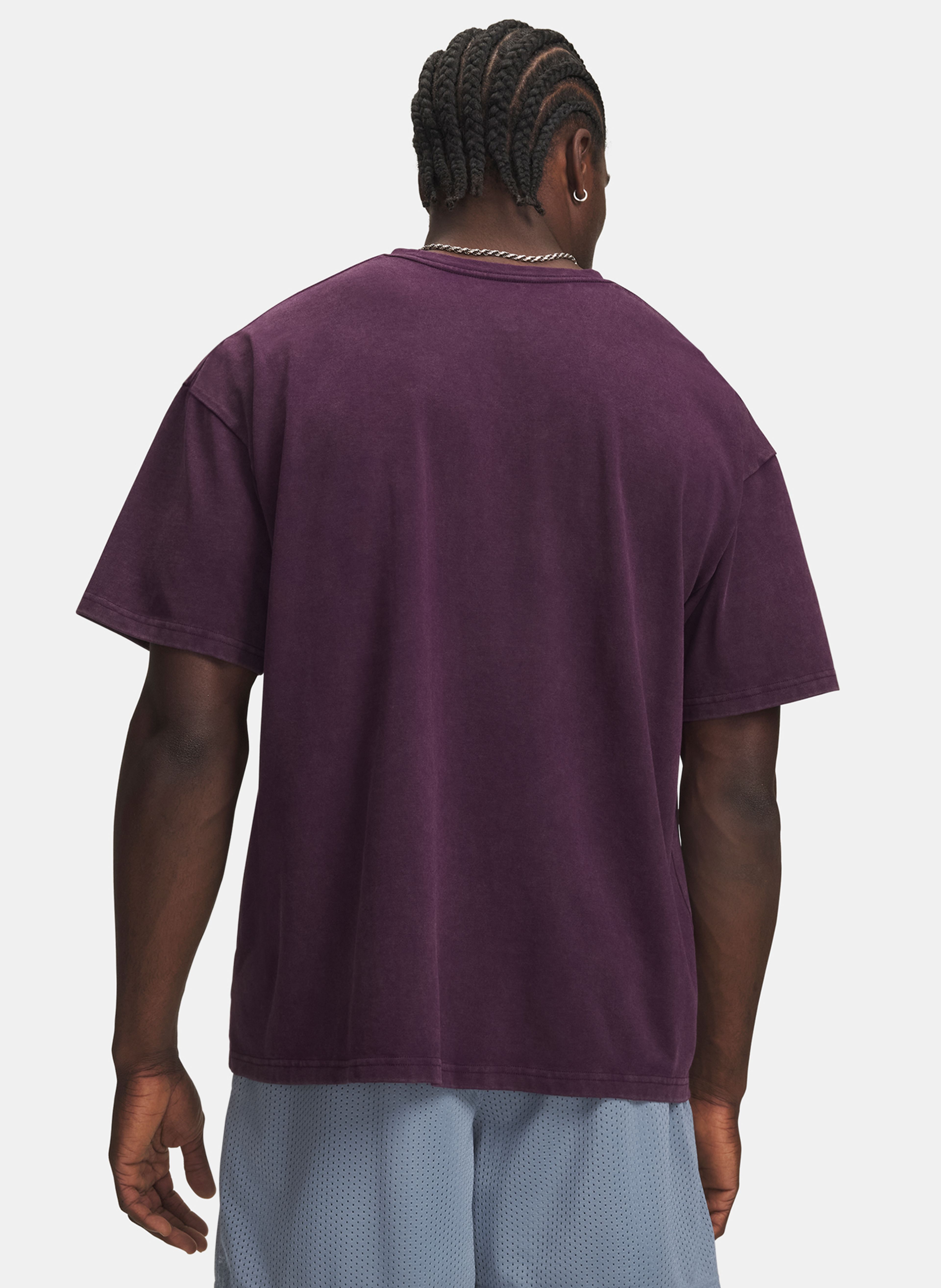 Férfi póló Under Armour UA M HWT OS WASH SS - 002