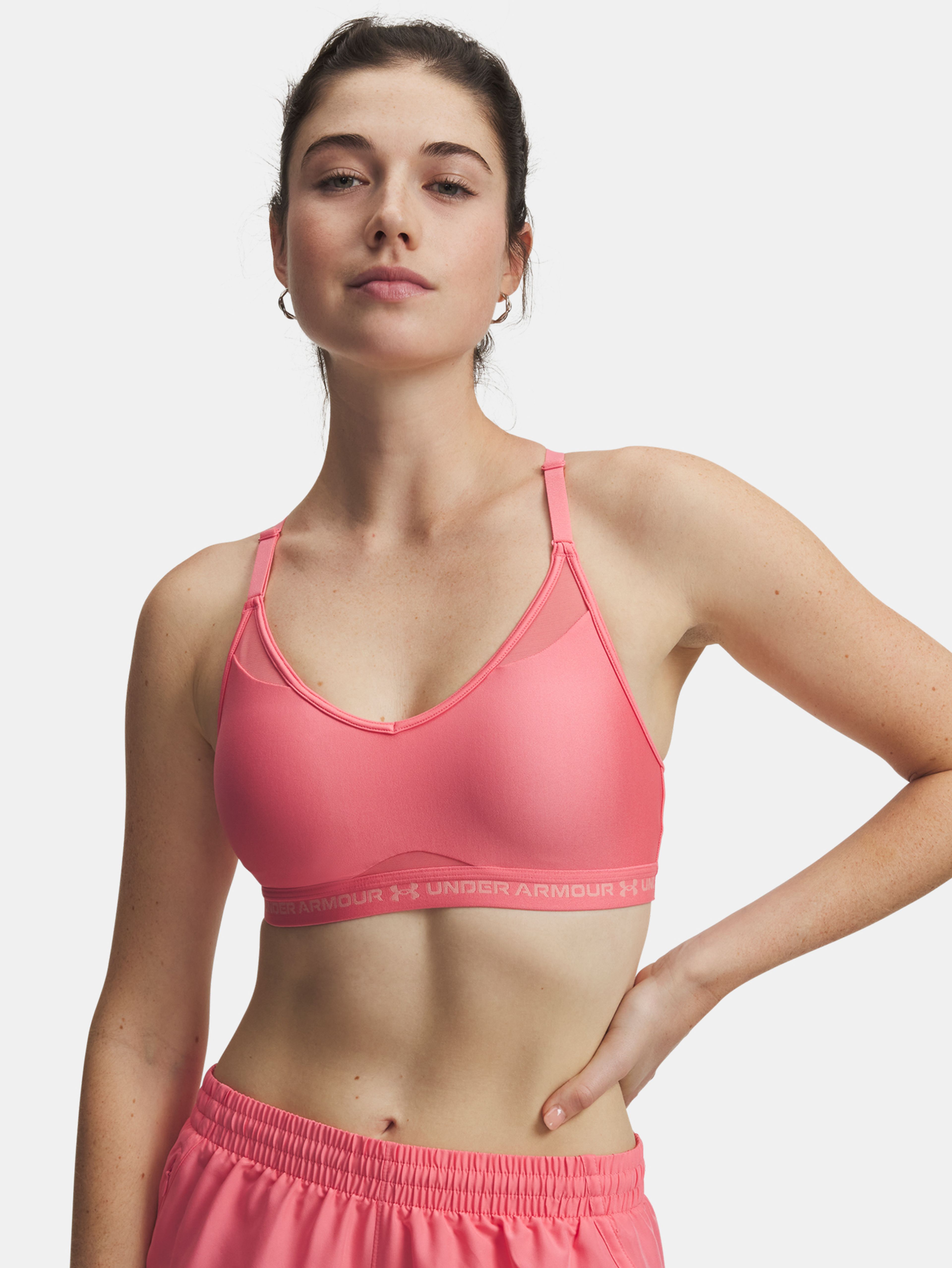 Dámska podprsenka Under Armour UA Crossback Low Bra-PNK