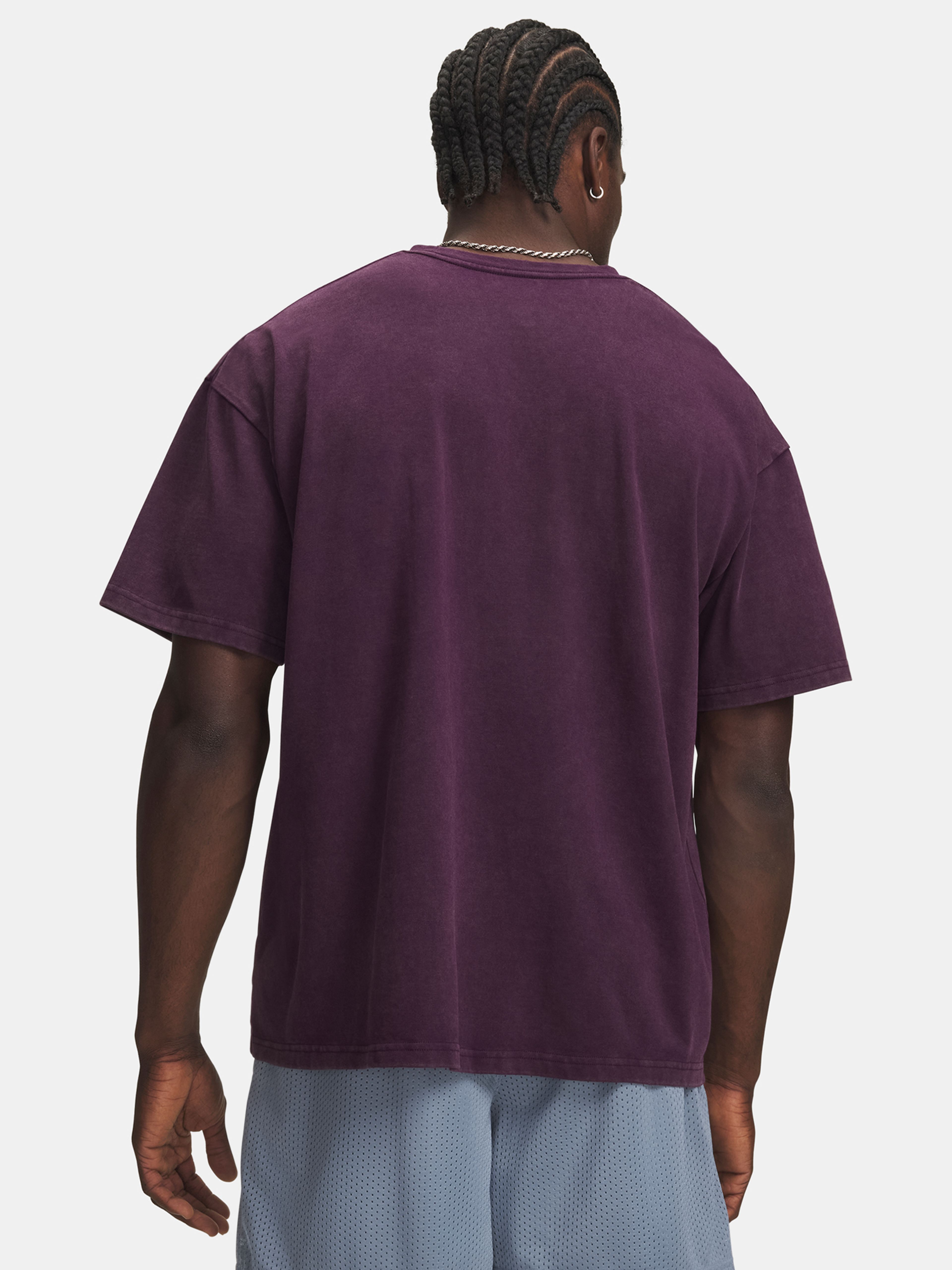 Férfi póló Under Armour UA M HWT OS WASH SS - 002