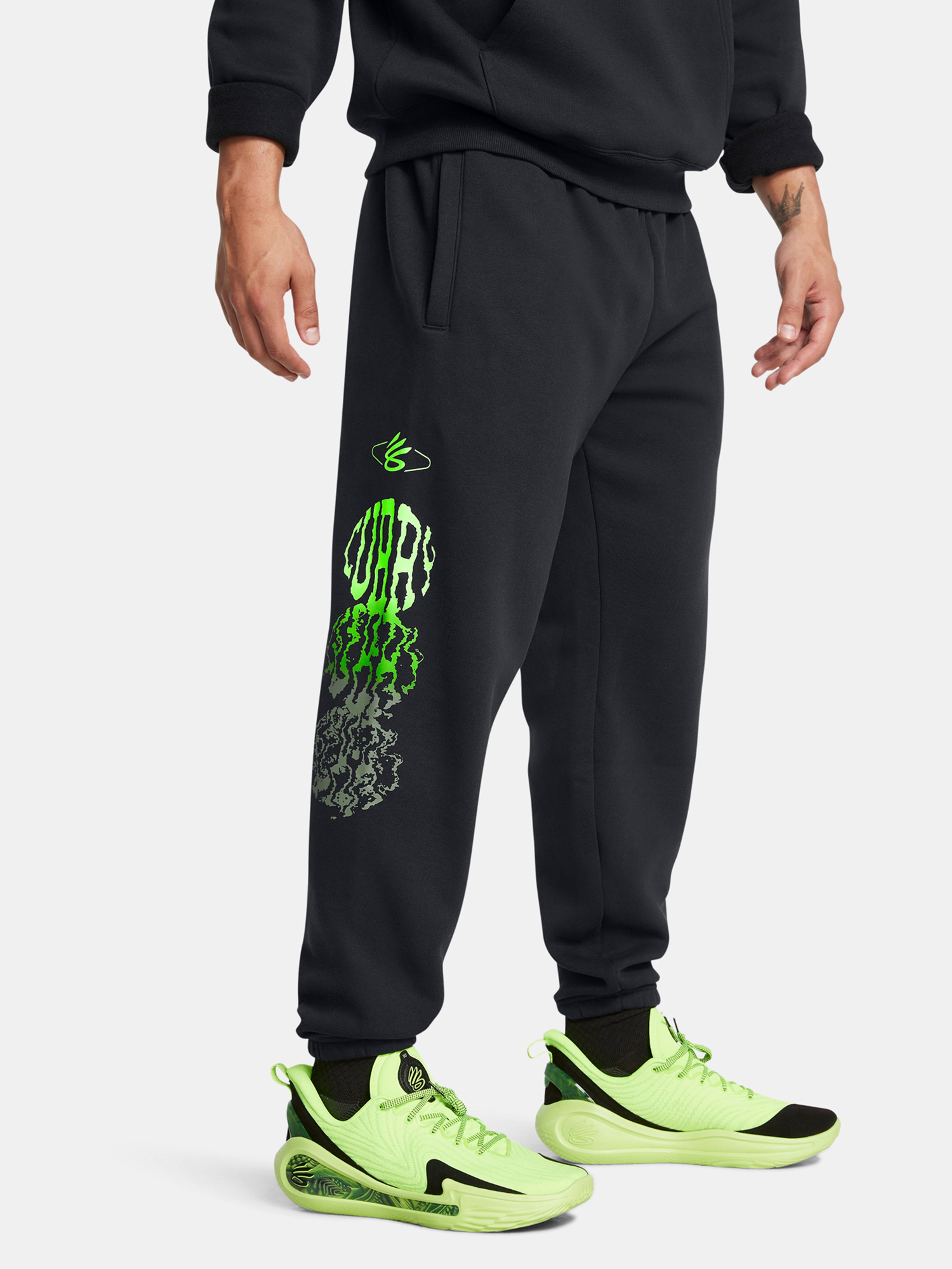 Férfi melegítők Under Armour Curry Splash Graphic Jogger