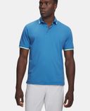 Vyriški marškinėliai Under Armour UA ArmourDry Rib Polo-Mėlyna - 002