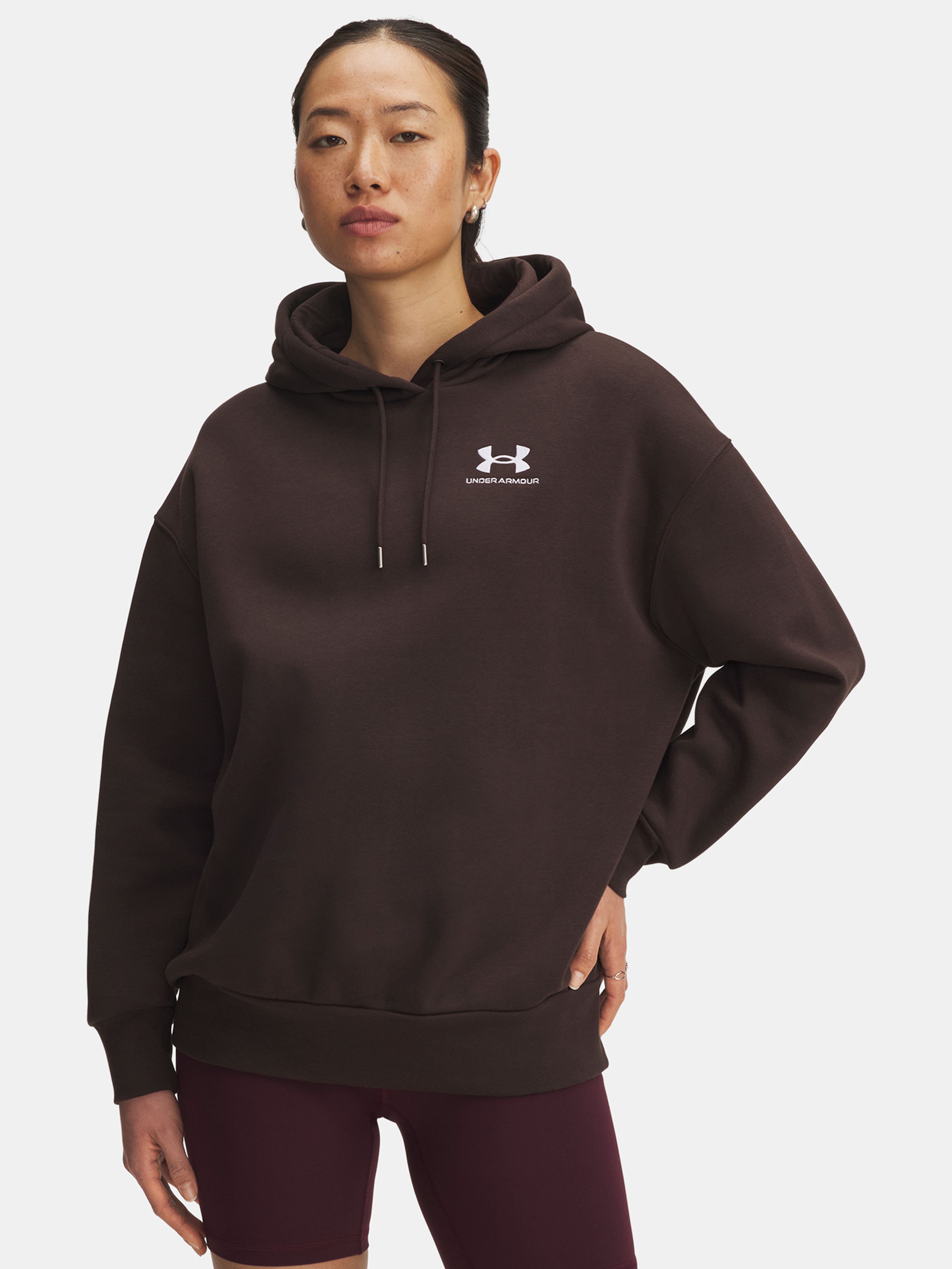 Moteriškas bliuzonas Under Armour UA Icon Fleece OS Hoodie-BRN