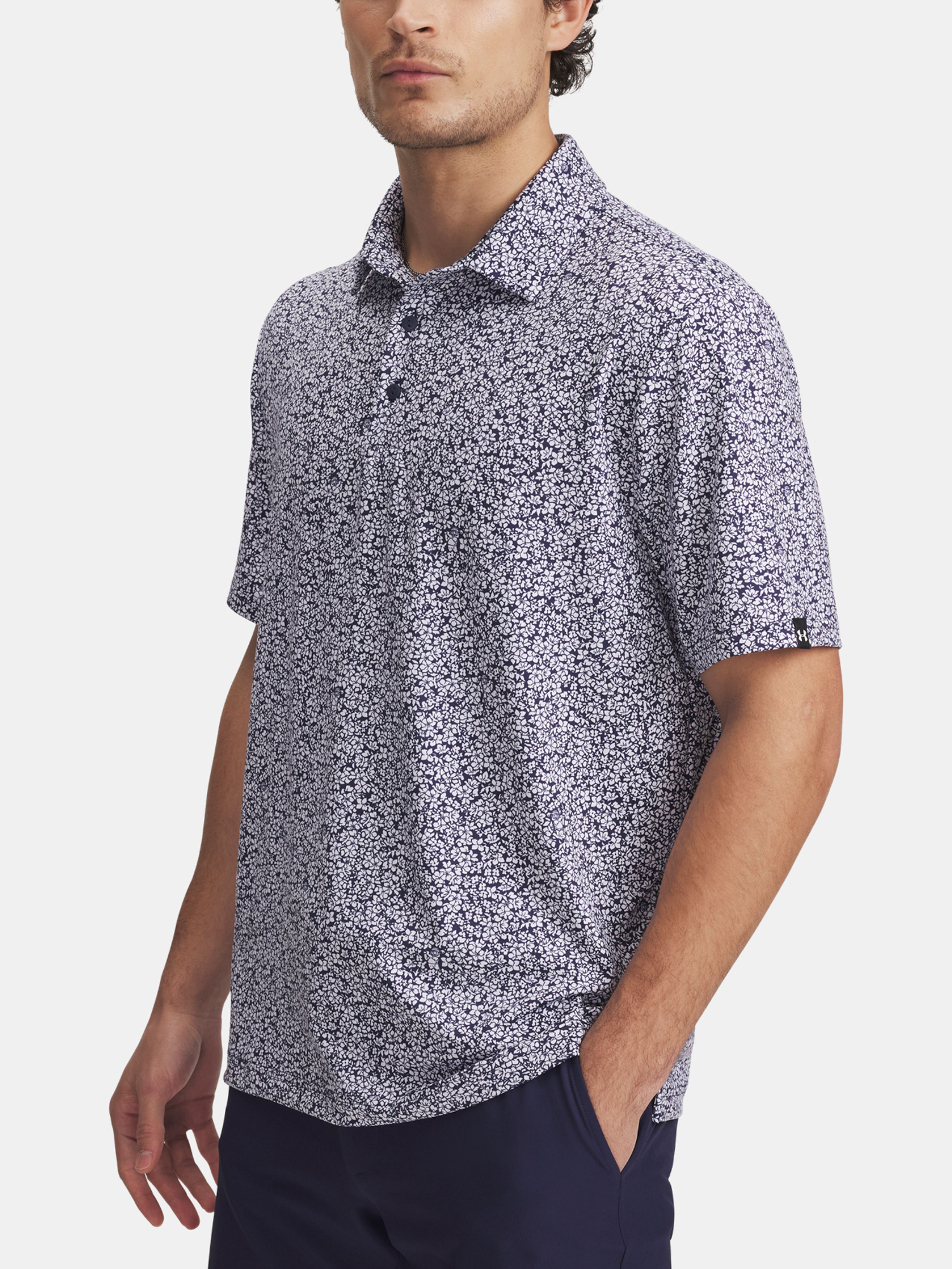 Pánske tričko Under Armour UA Plyoff 3.0 Prntd Polo LB