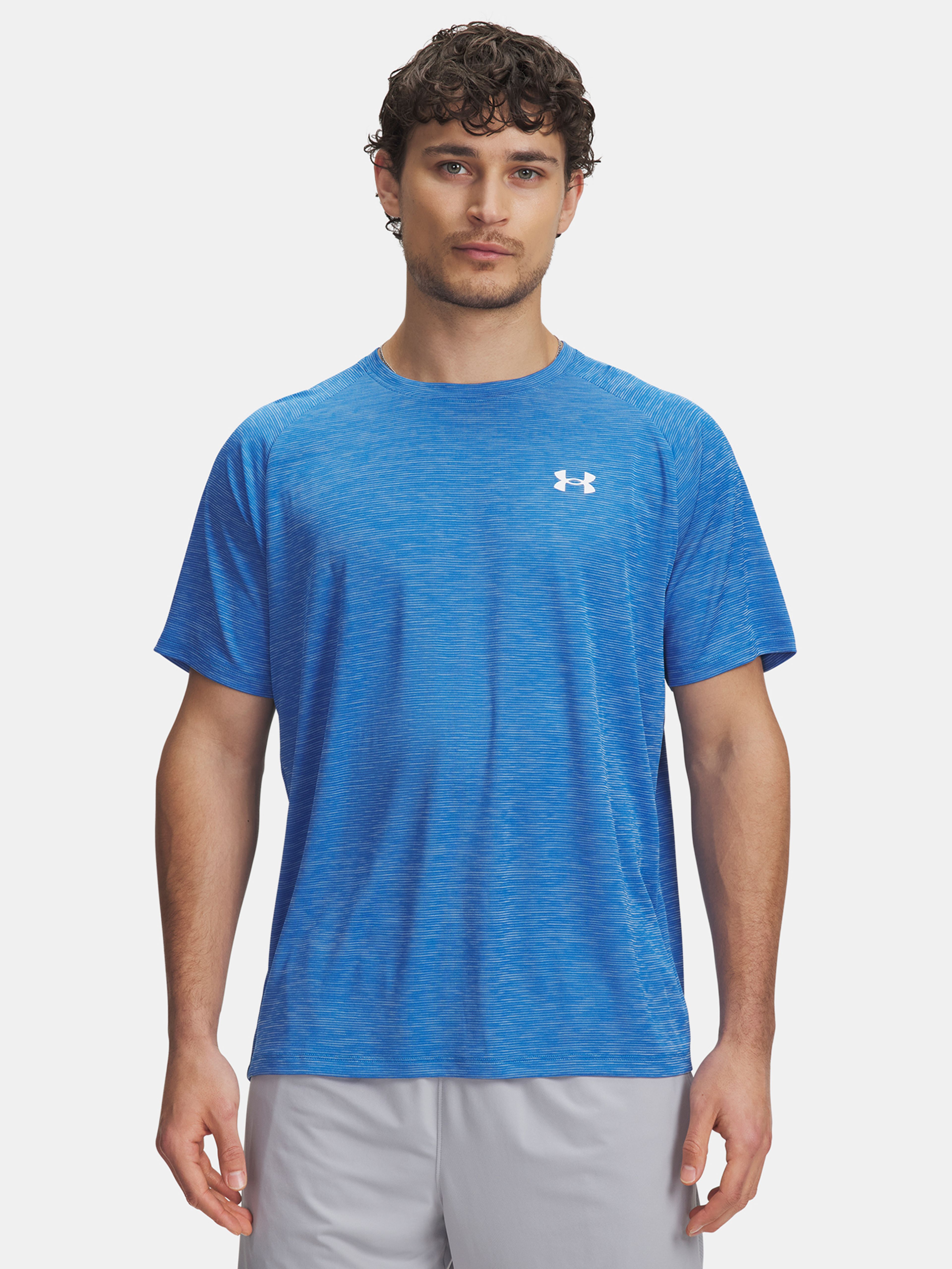 Pánske tričko Under Armour UA Tech Textured SS-BLU