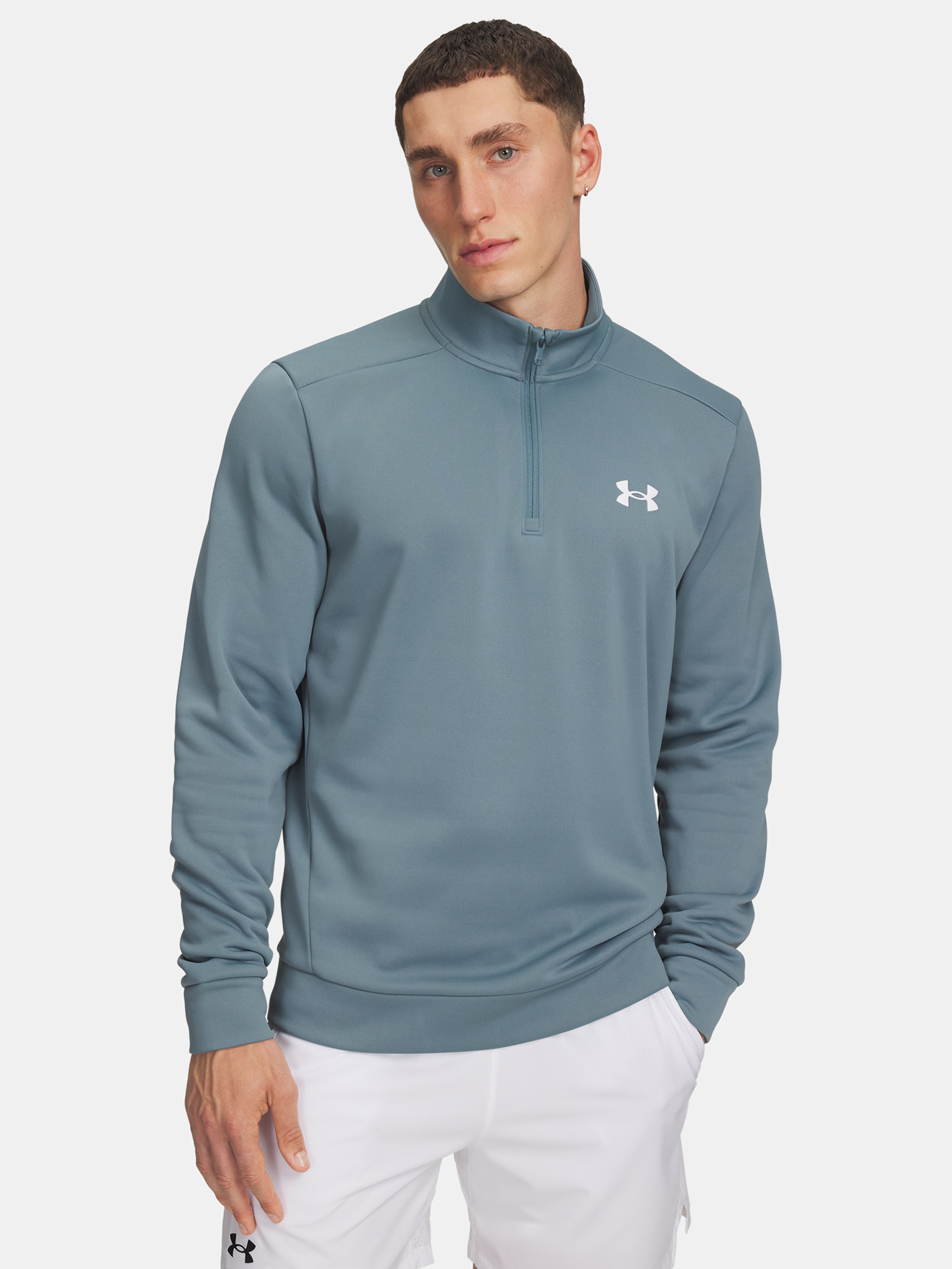 Férfi felső Under Armour UA Armour Fleece 1/4 Zip-BLU