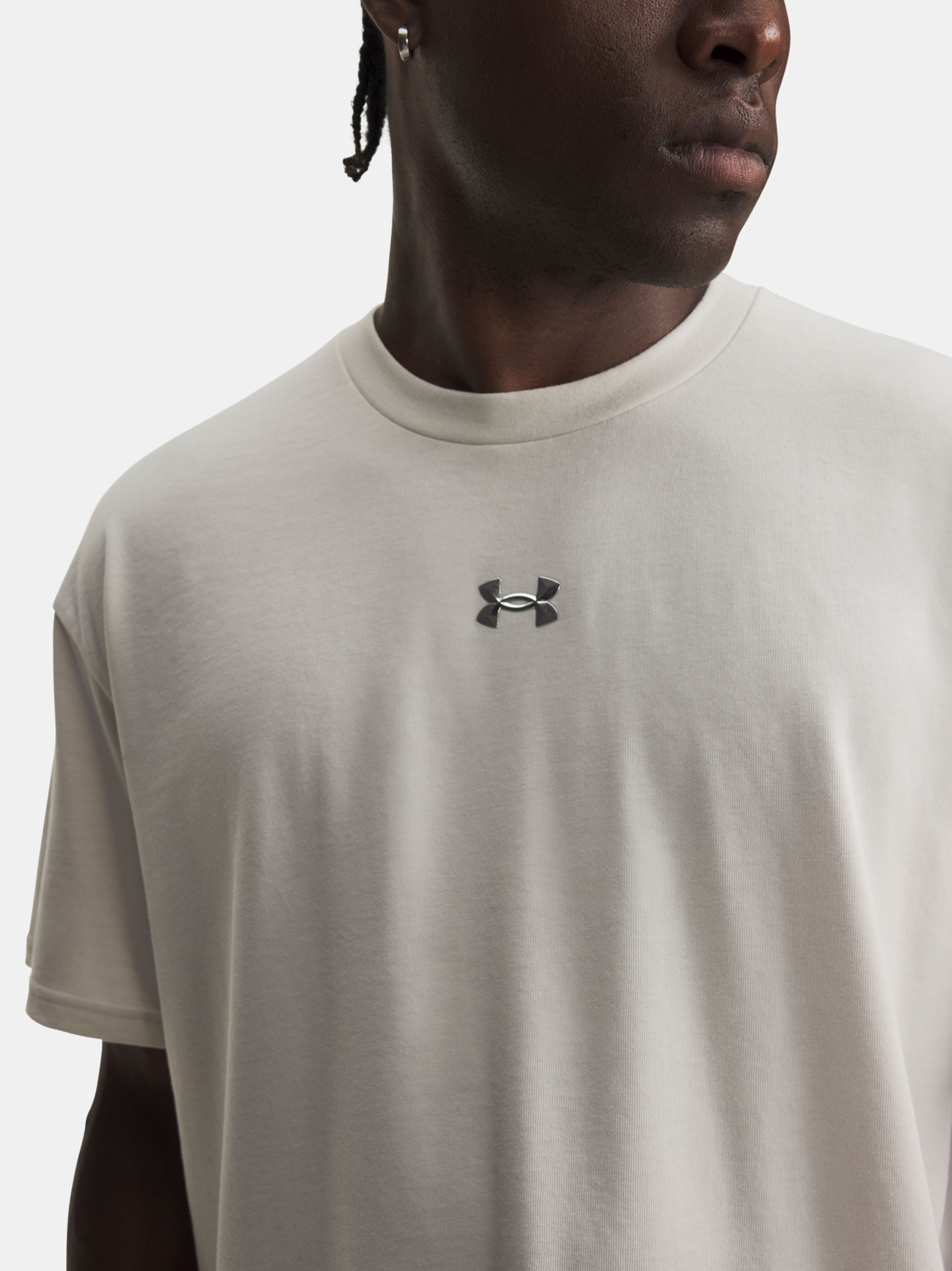 Vyriški marškinėliai Under Armour UA M HWT METAL LOGO SS - 003