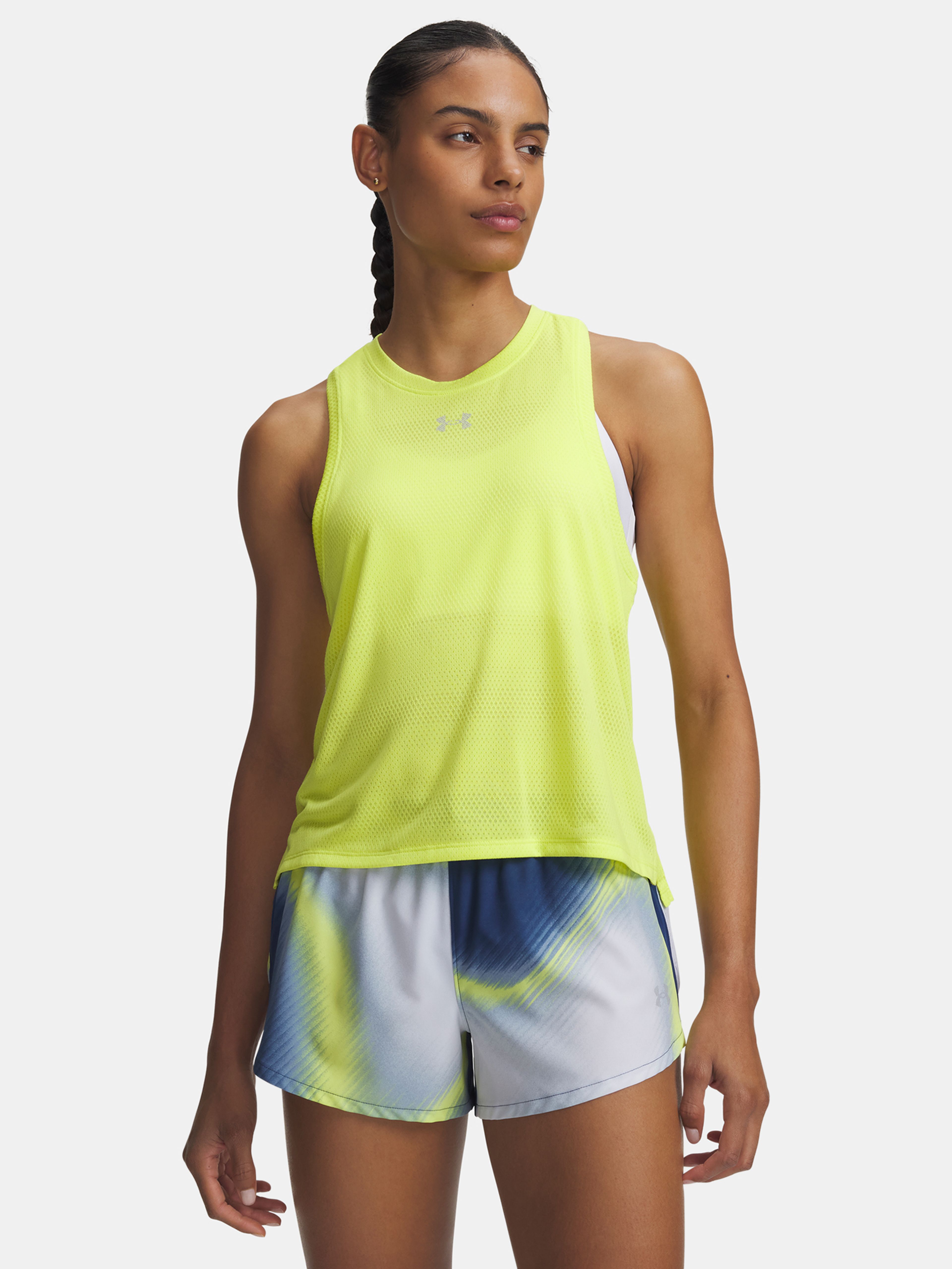 Ženska majica brez rokavov Under Armour UA Velociti Singlet-YLW - 001
