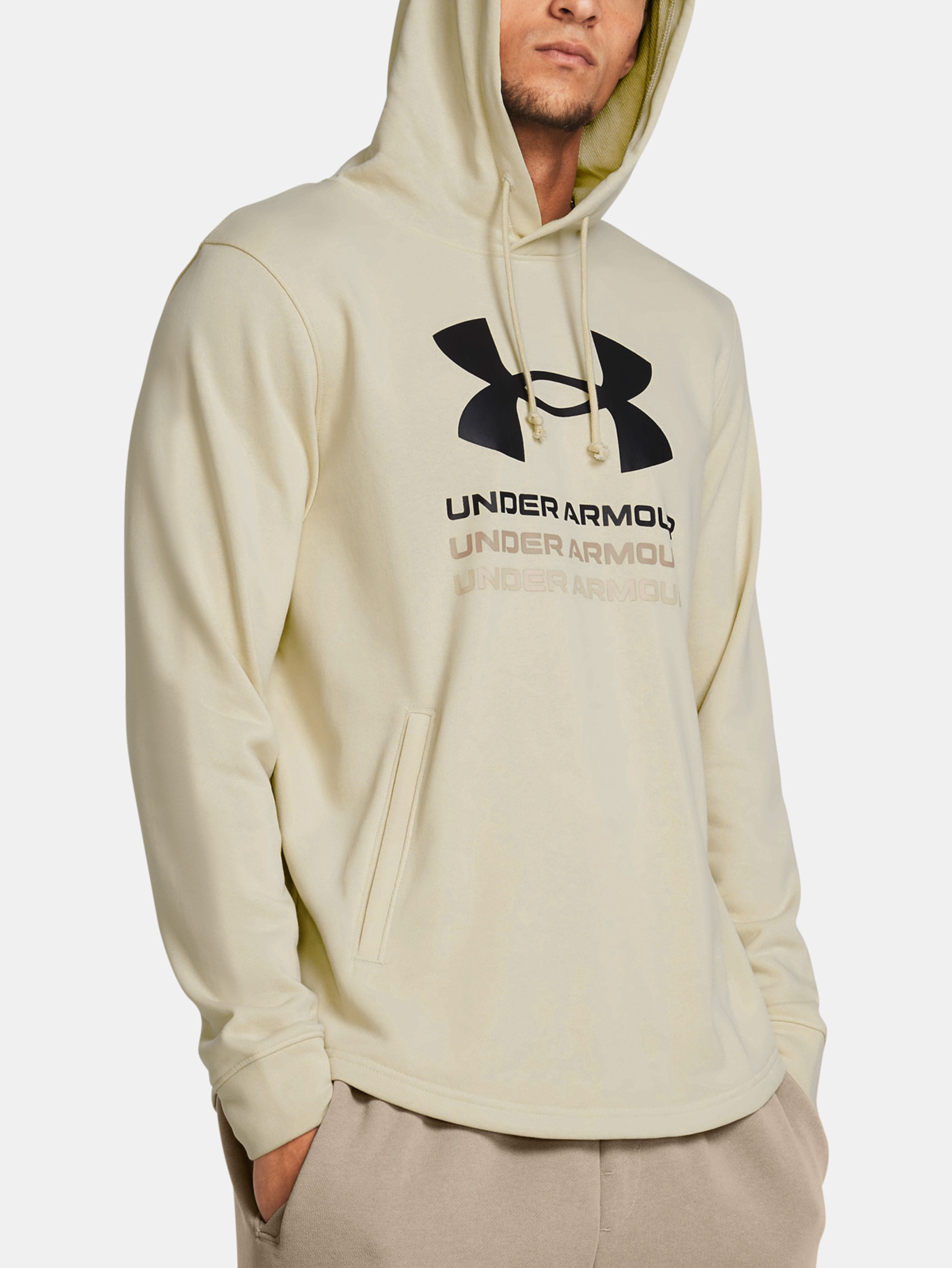 Férfi felső Under Armour UA Rival Terry Graphic Hood