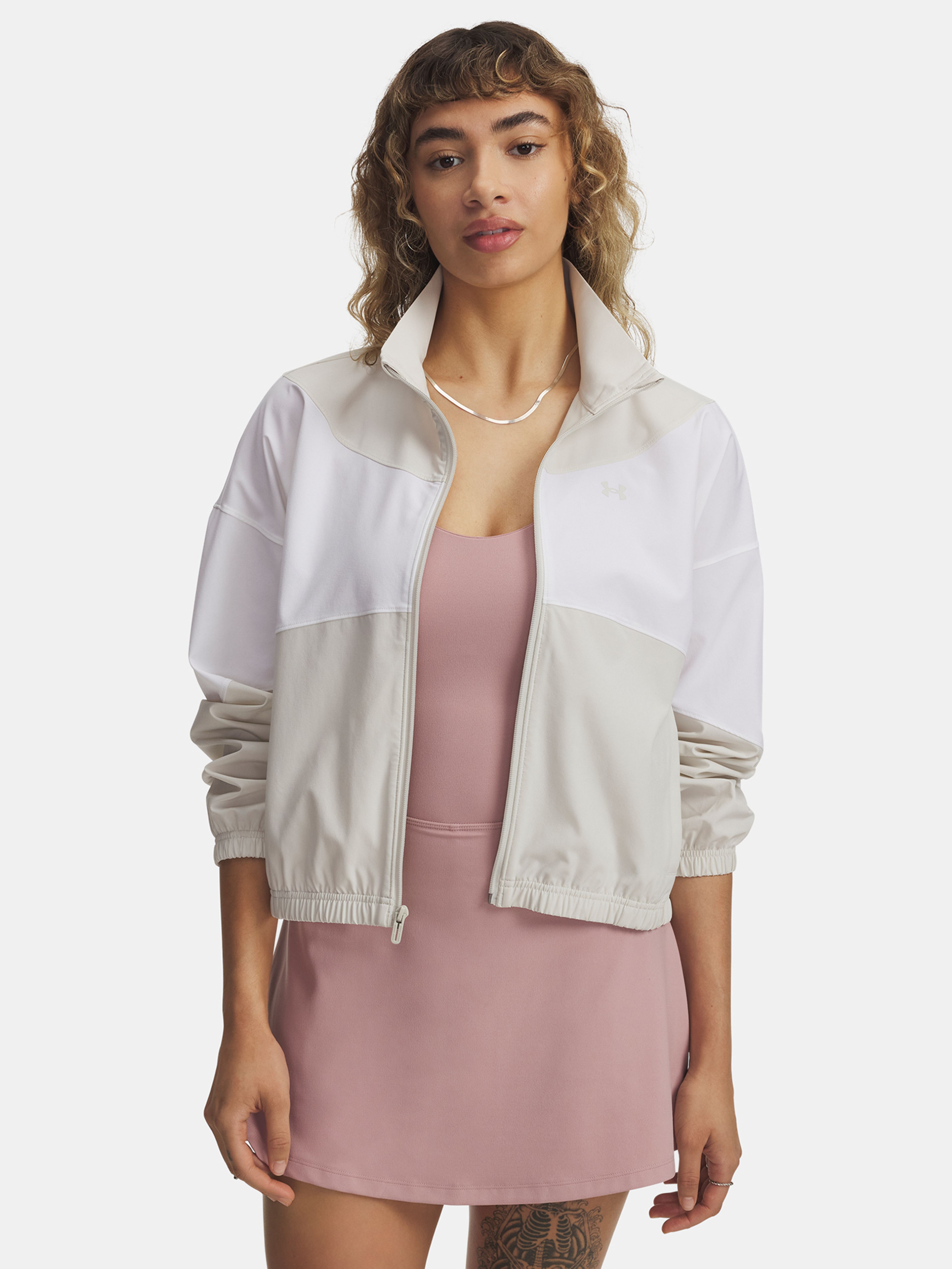 Női dzseki Under Armour UA Rival Woven Jacket-WHT
