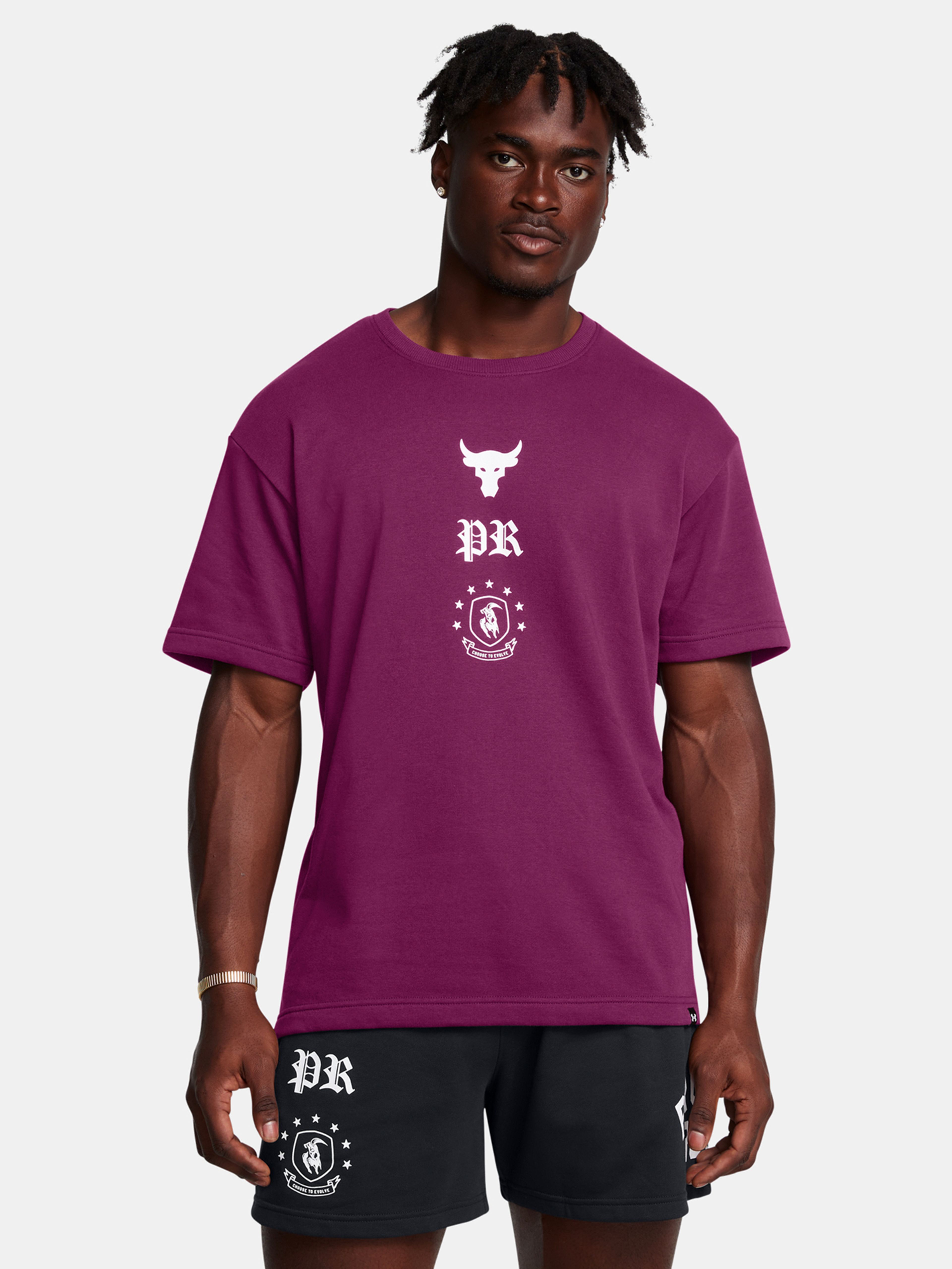 Férfi póló Under Armour Pjt Rck Terry SS