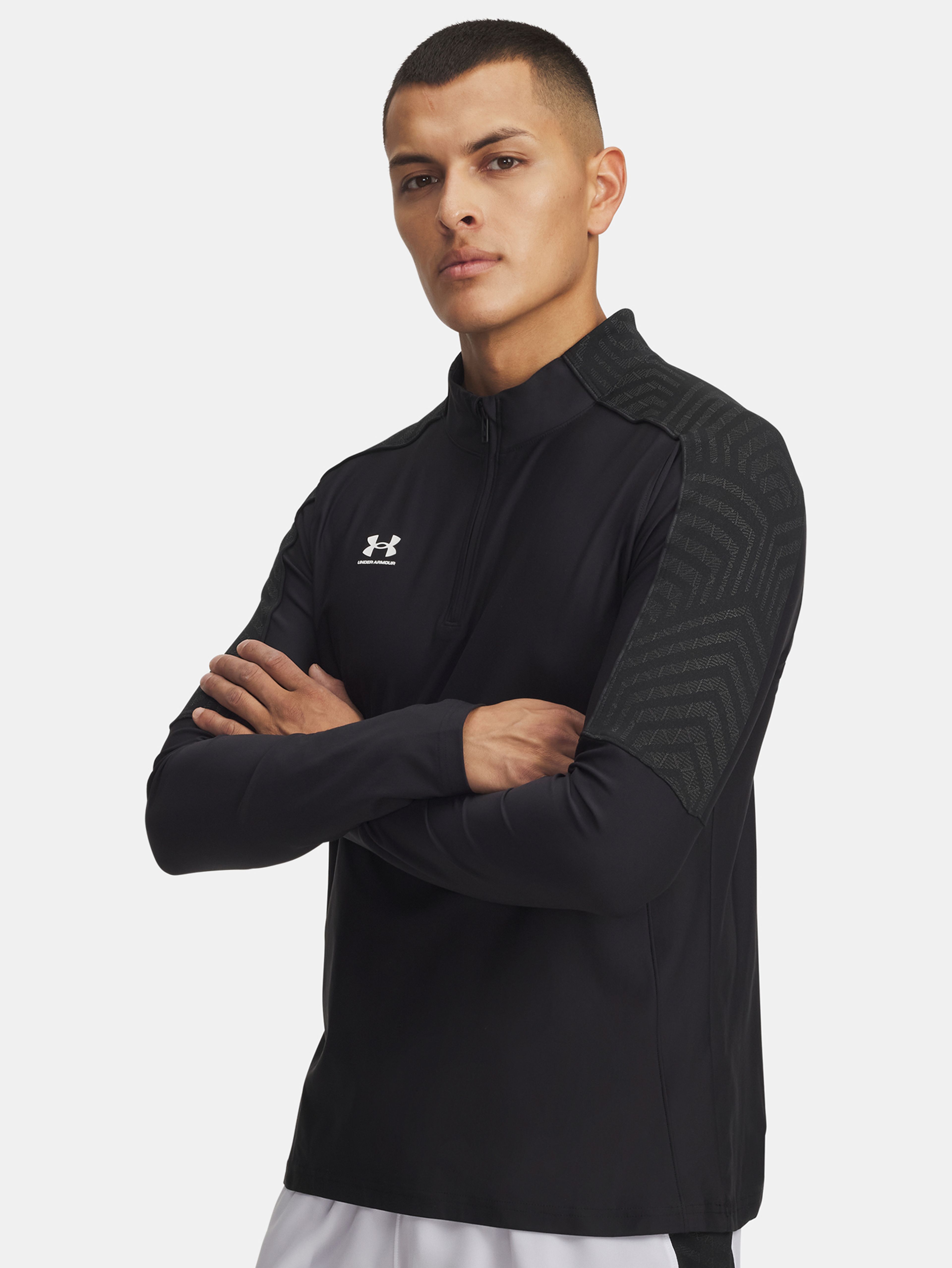 Moški pulover  Under Armour UA M Challenger Pro Midlayer-BLK
