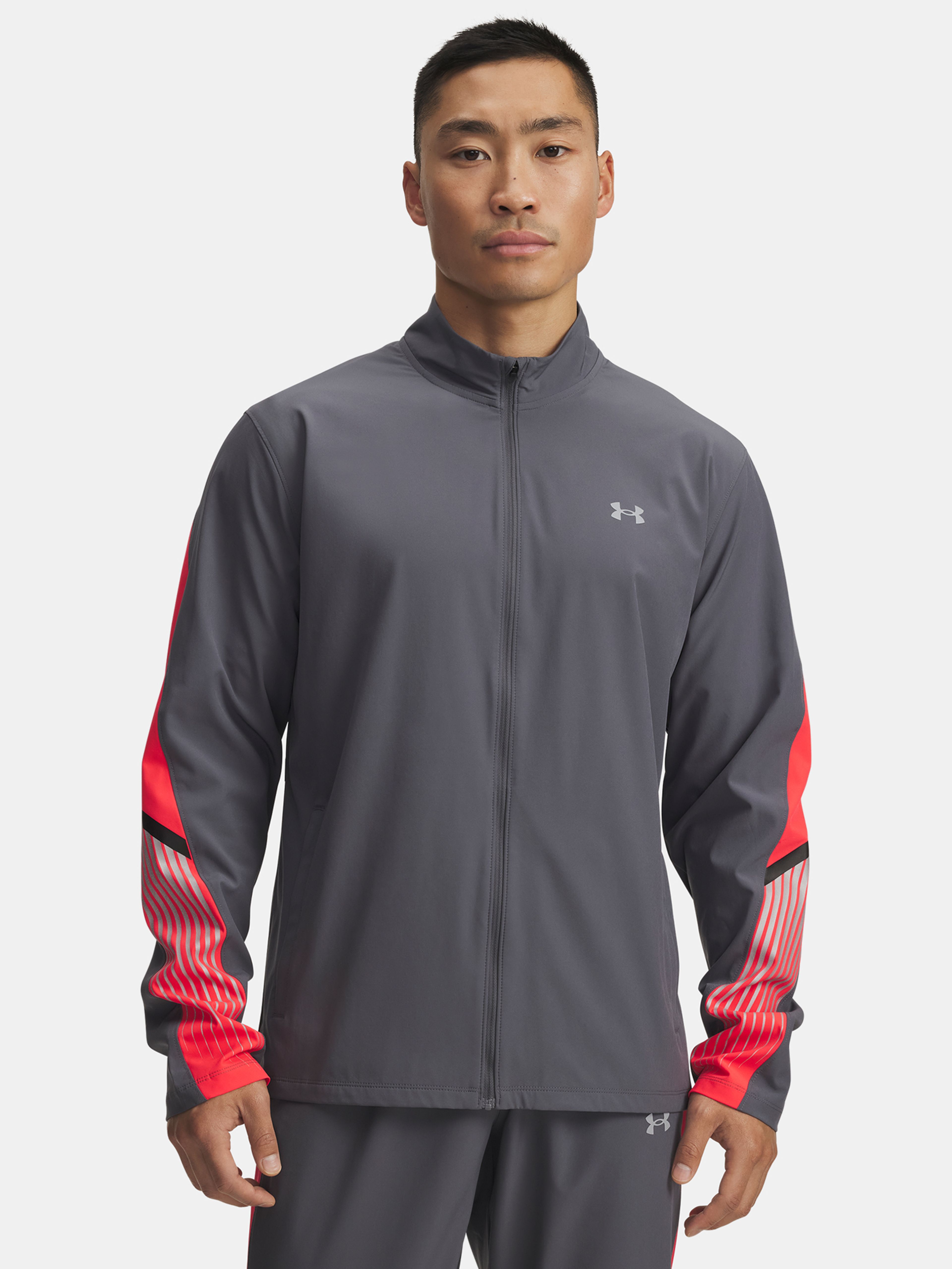 Férfi dzseki Under Armour UA Velociti Storm Jacket-GRY