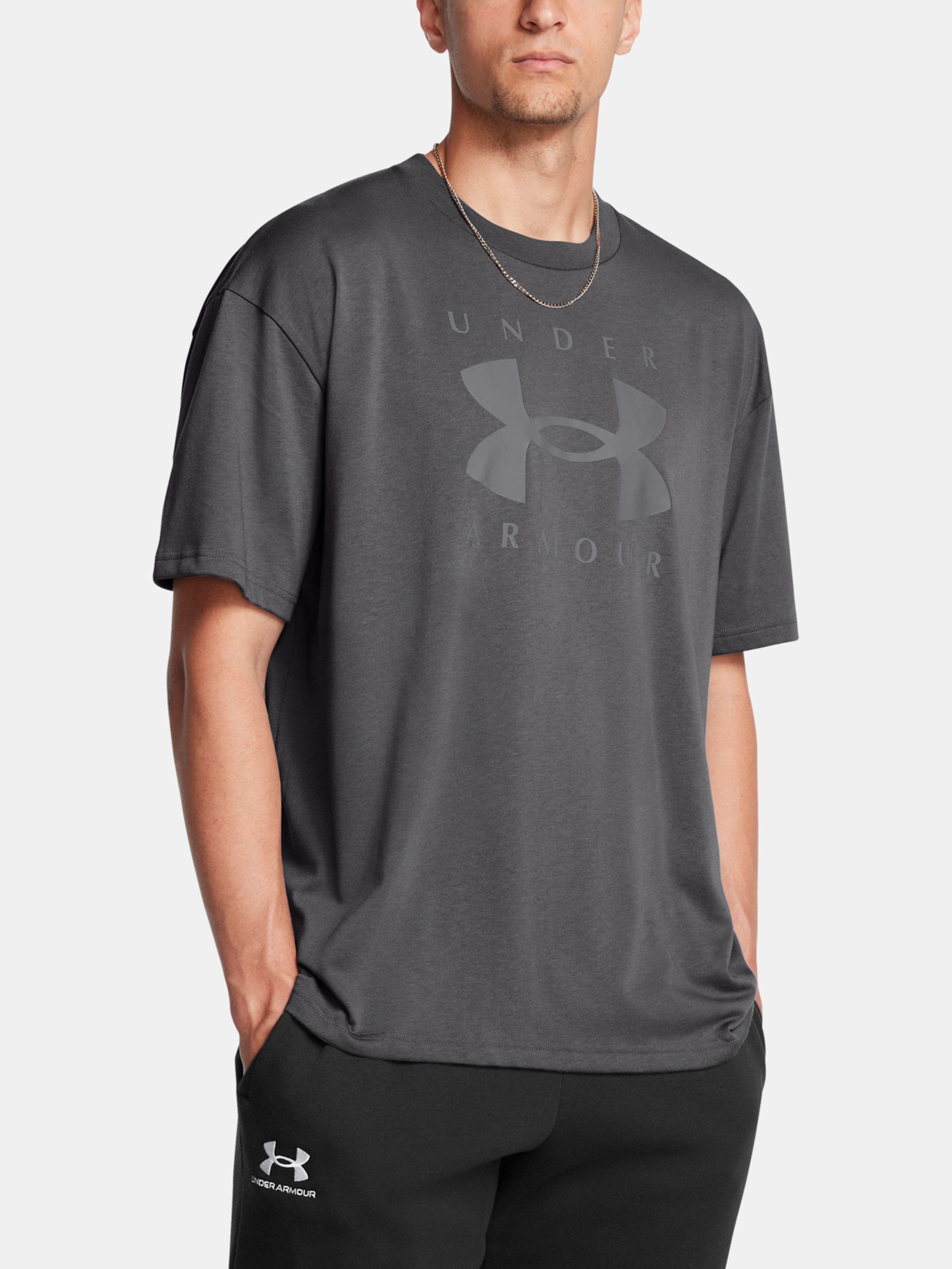 Férfi póló Under Armour UA M HW OS Branded SS