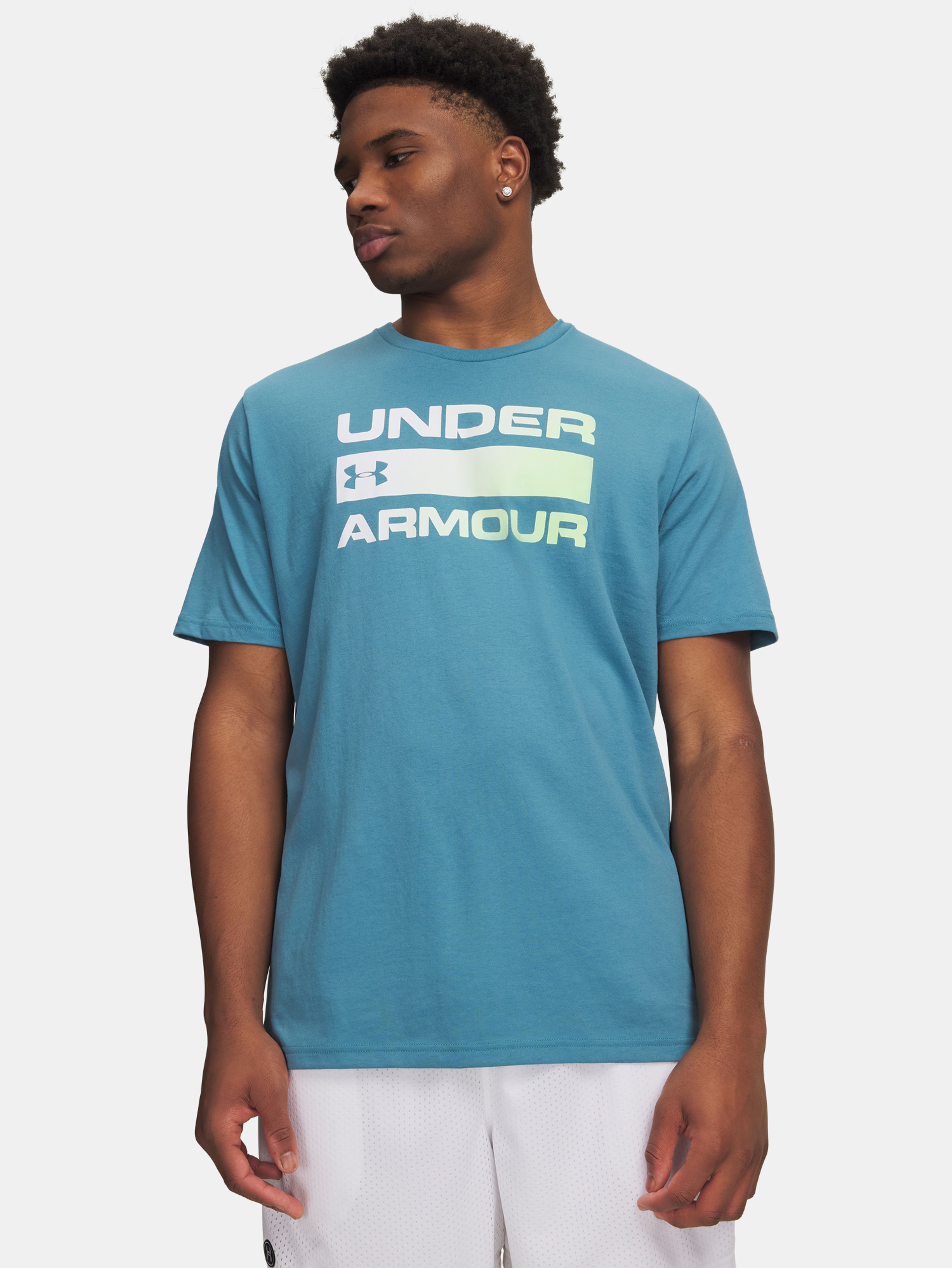Pánské tričko Under Armour UA TEAM ISSUE WORDMARK SS-BLU