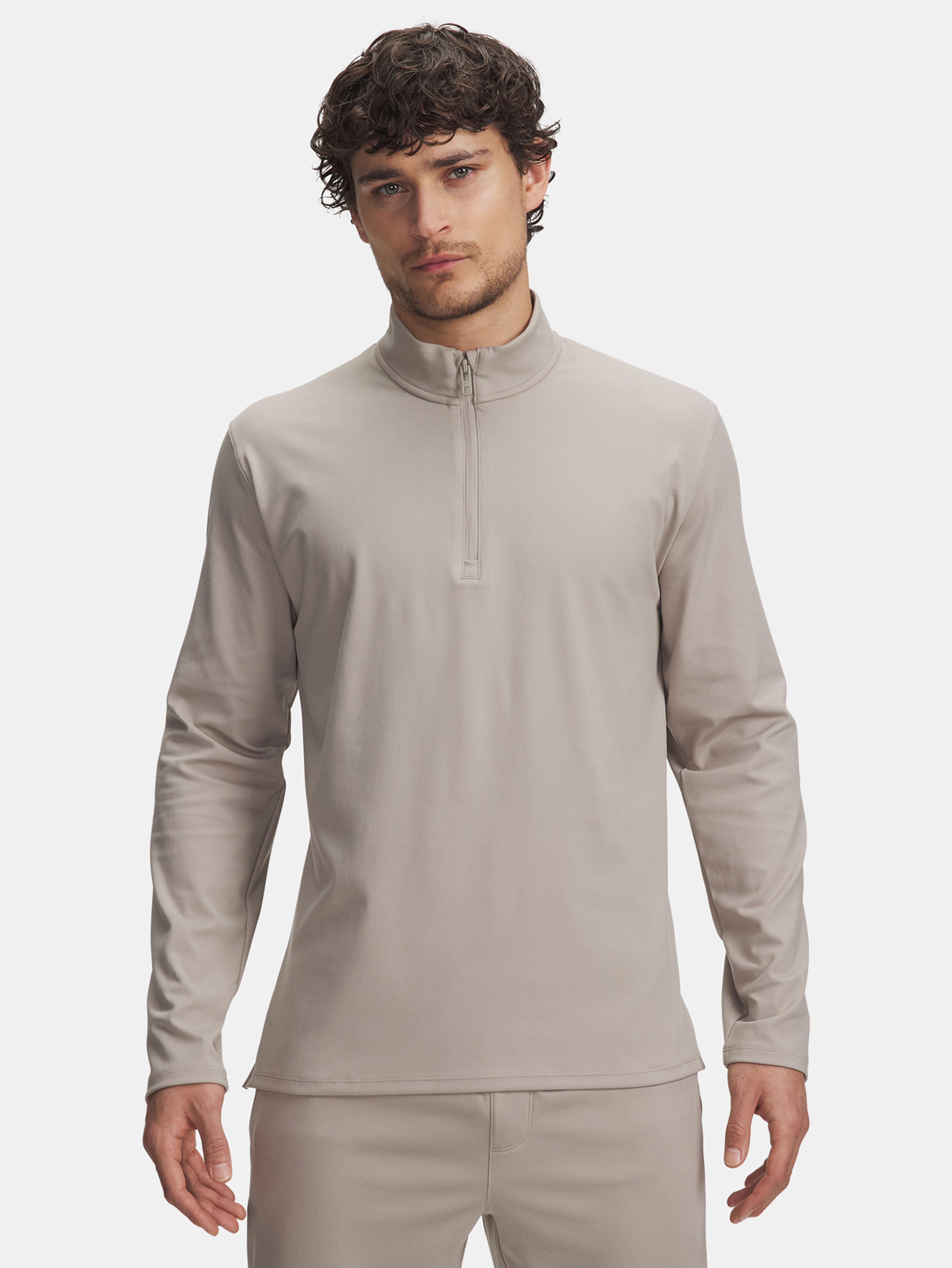 Pánske tričko Under Armour UA Meridian 1/4 Zip-BRN