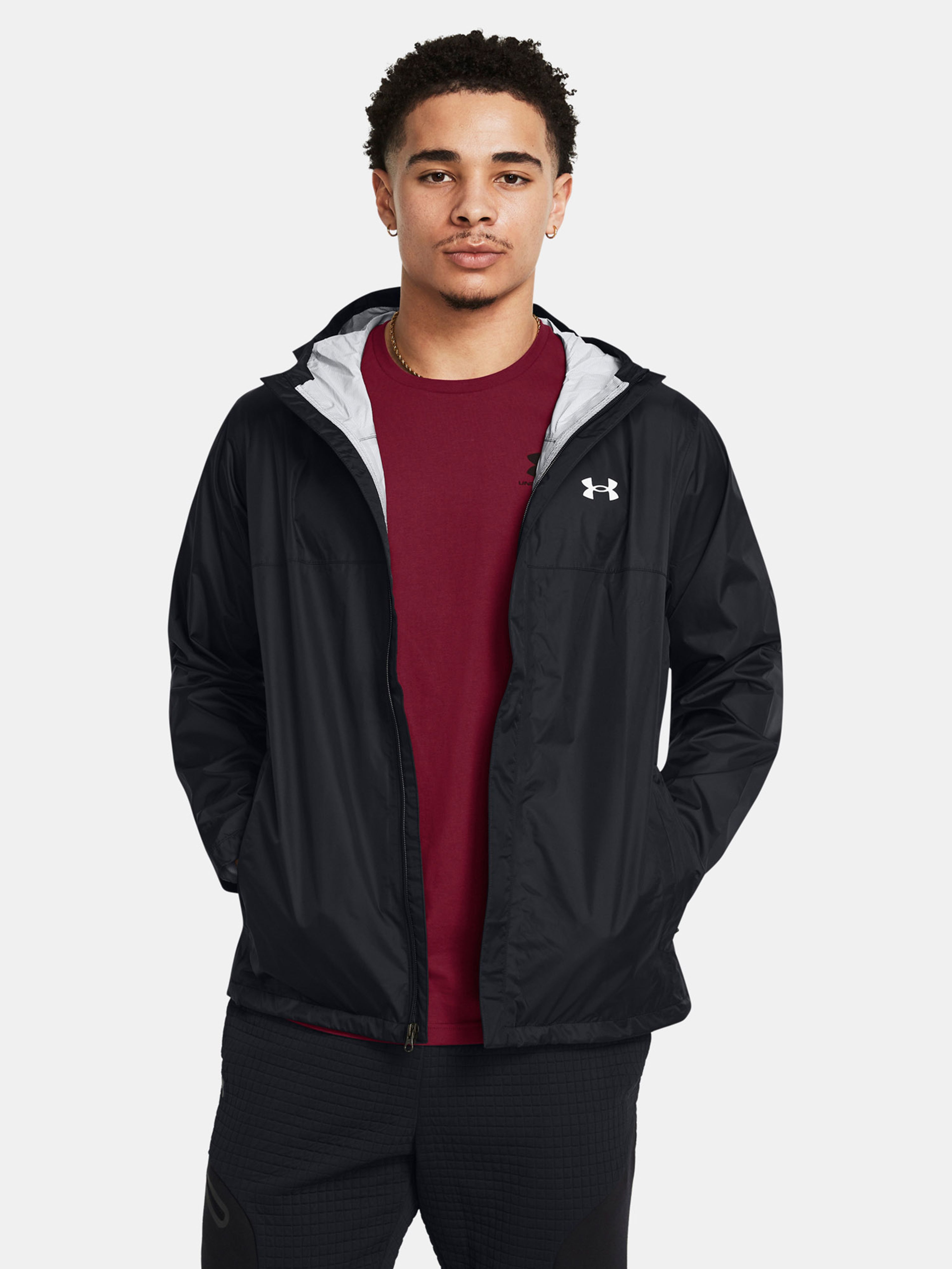 Férfi dzseki Under Armour CLOUDSTRIKE JACKET-BLK