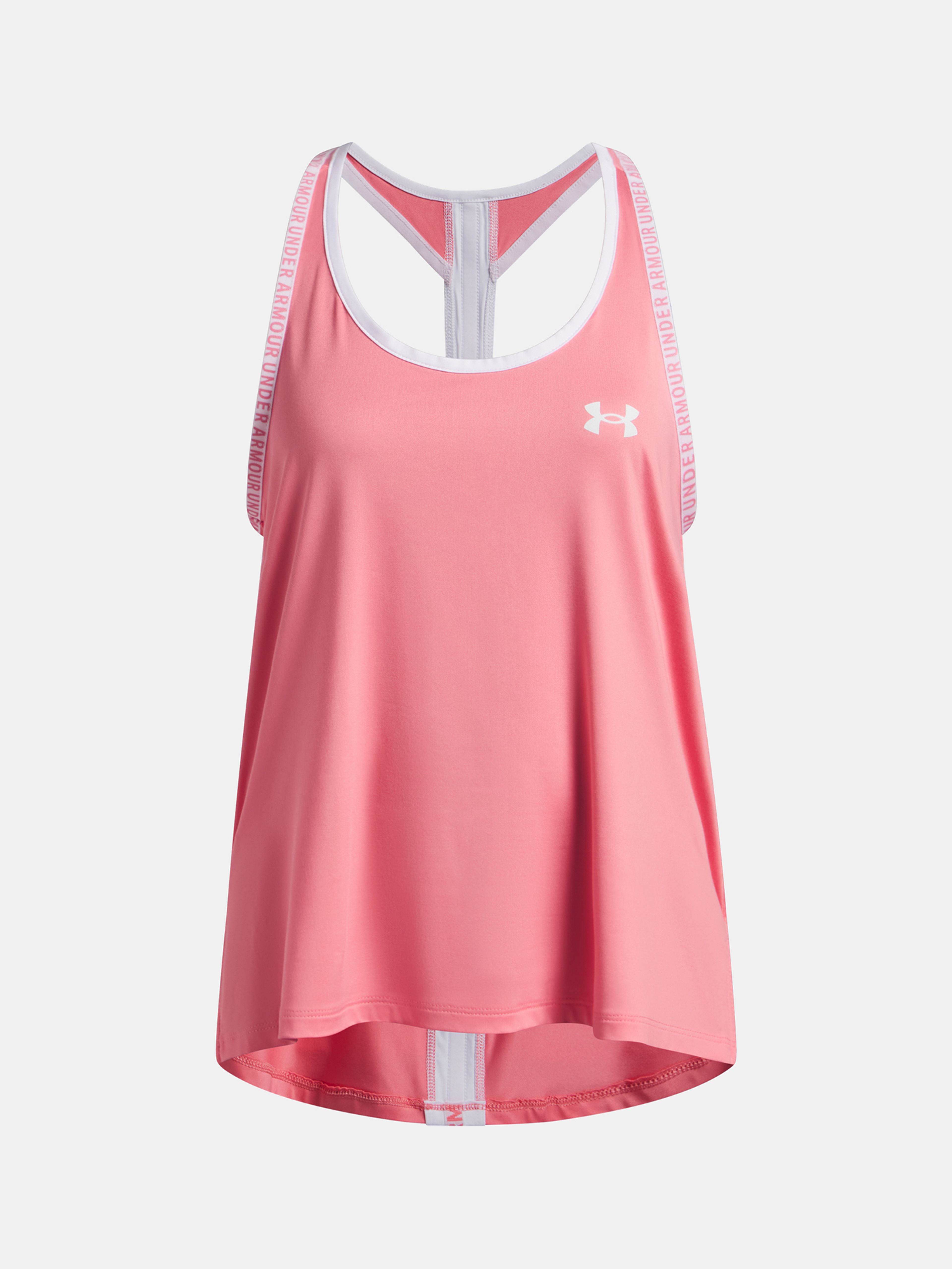 Dekliška majica brez rokavov Under Armour Tech Knockout Tank-PNK