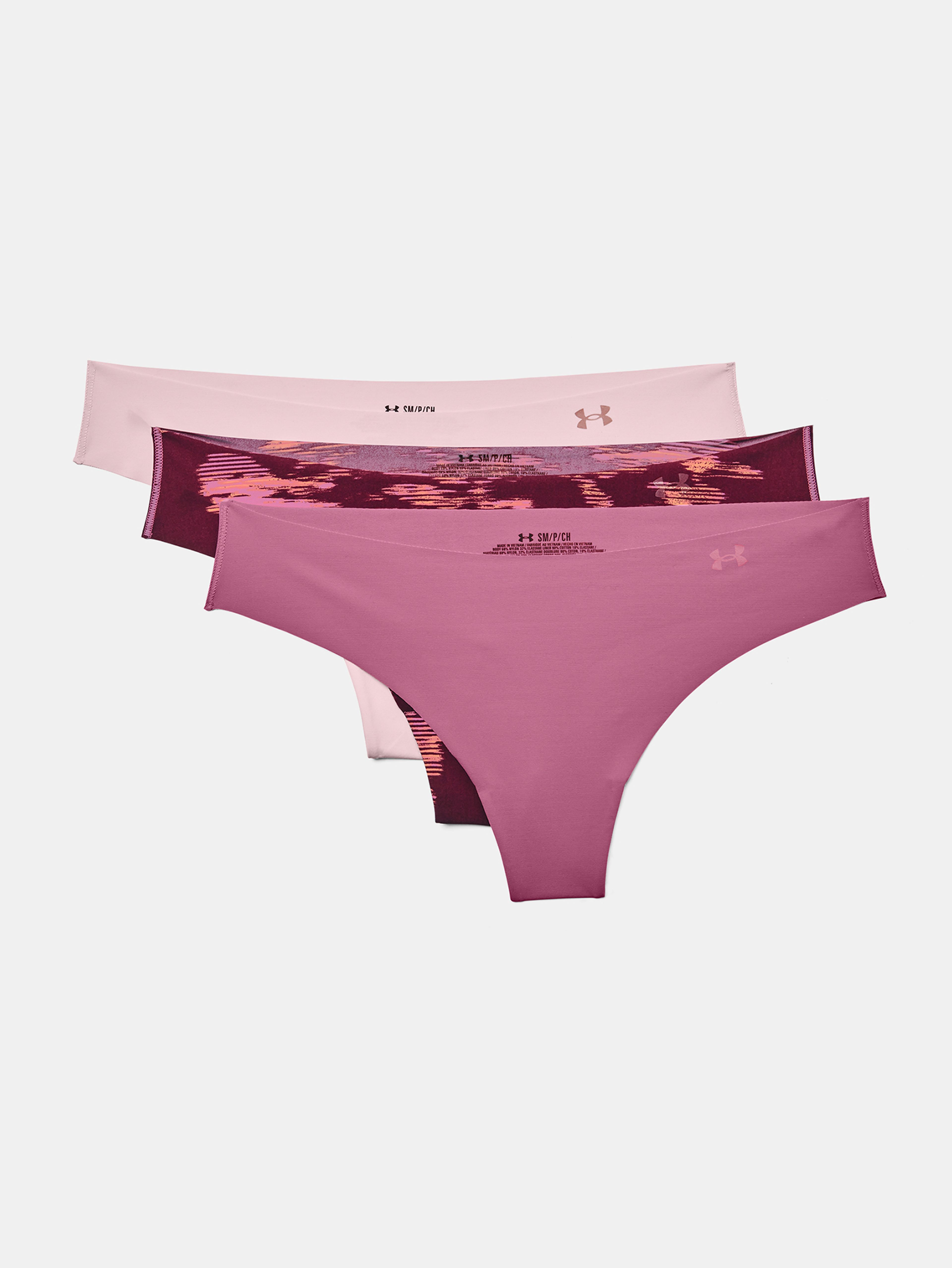 Női bugyi Under Armour PS Thong 3Pack Print