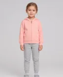 Lány szett Under Armour UA CHEST LOGO HOODY SET-Rózsaszínű - 001