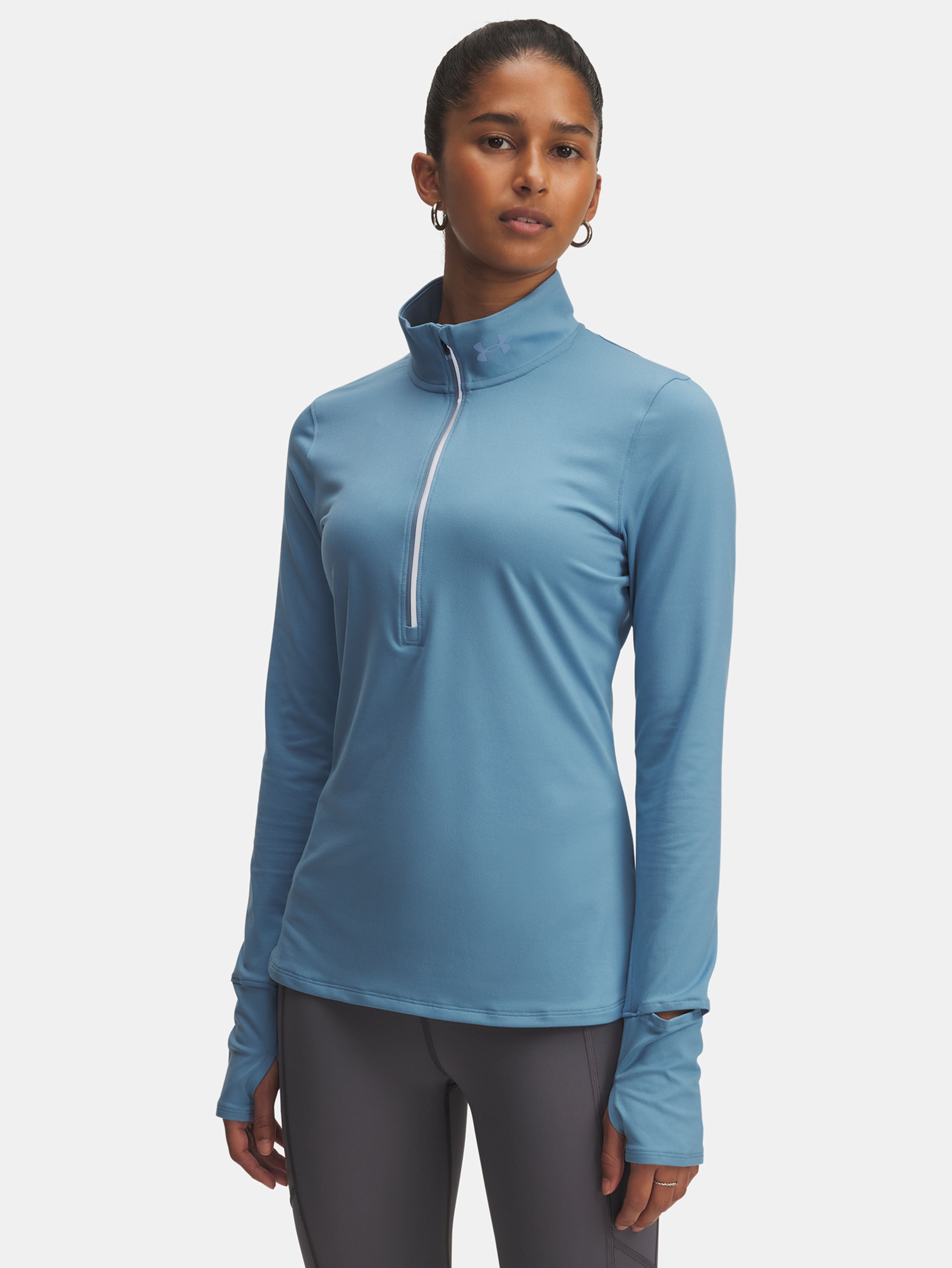 Ženska majica Under Armour UA Launch Pro Half Zip-BLU