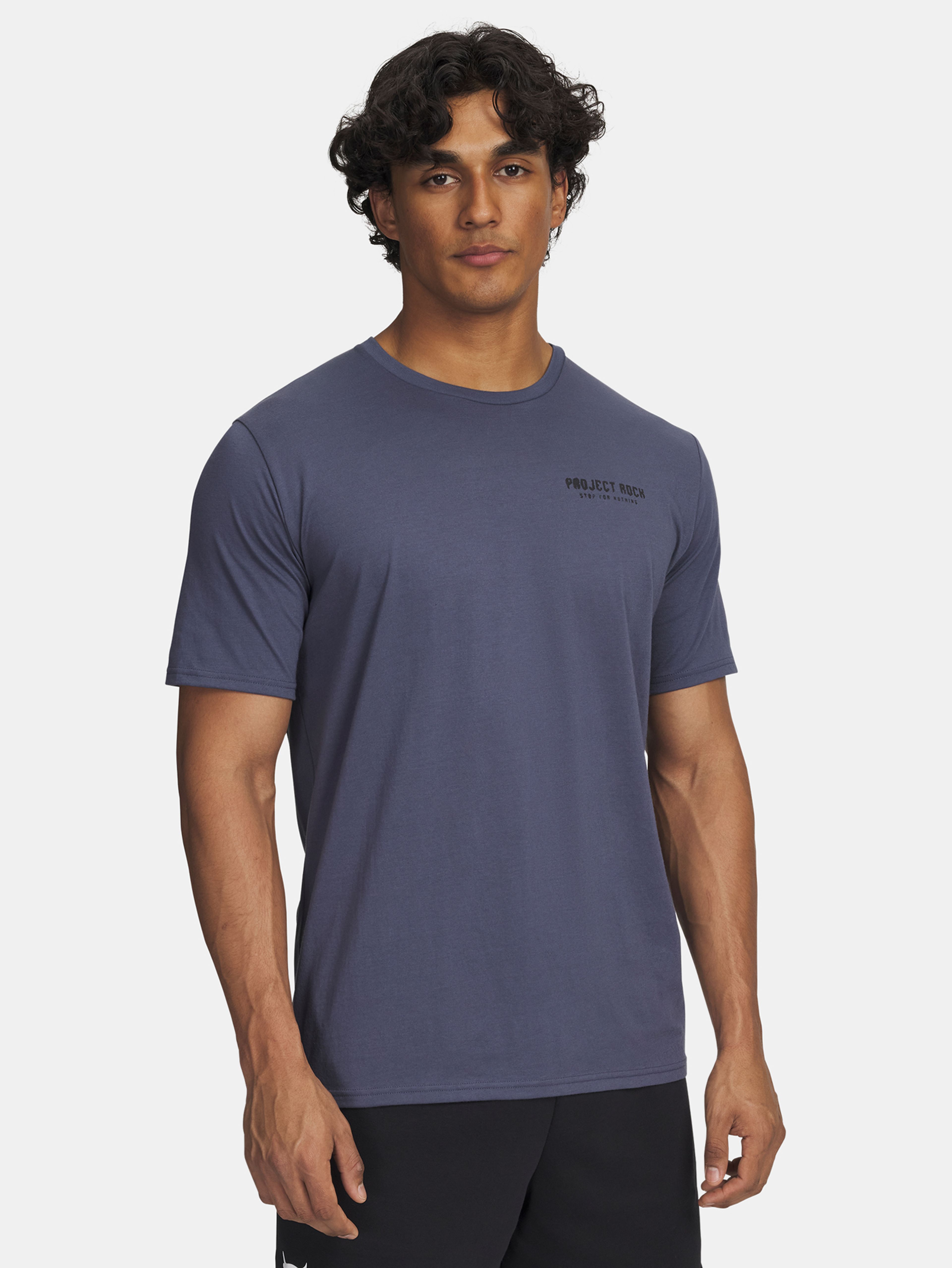 Moška majica Under Armour Pjt Rck Q3 SS-GRY