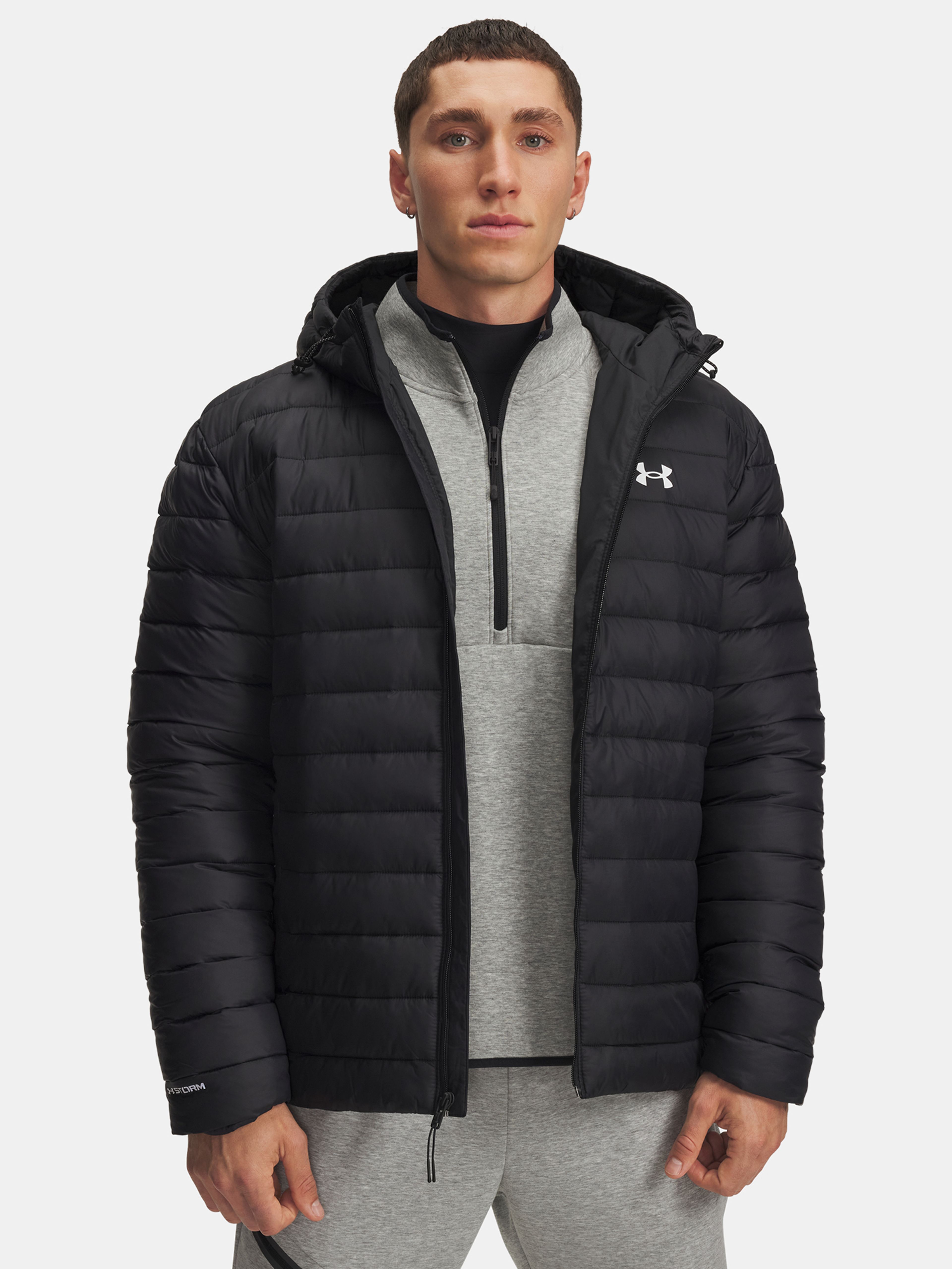 Pánska bunda Under Armour UA Sportswear Ins Jkt-BLK