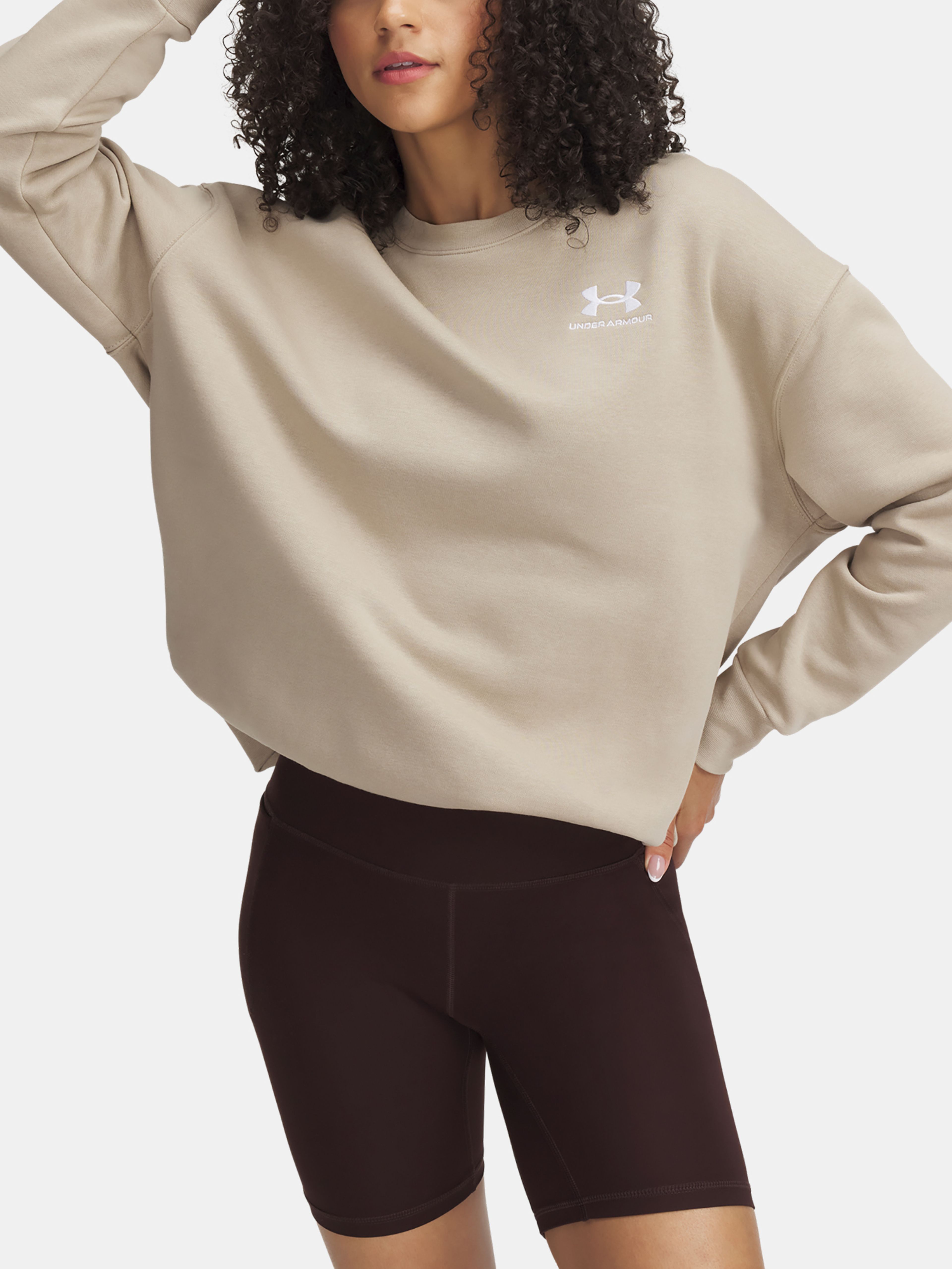 Női felső Under Armour UA Icon Fleece OS Crew