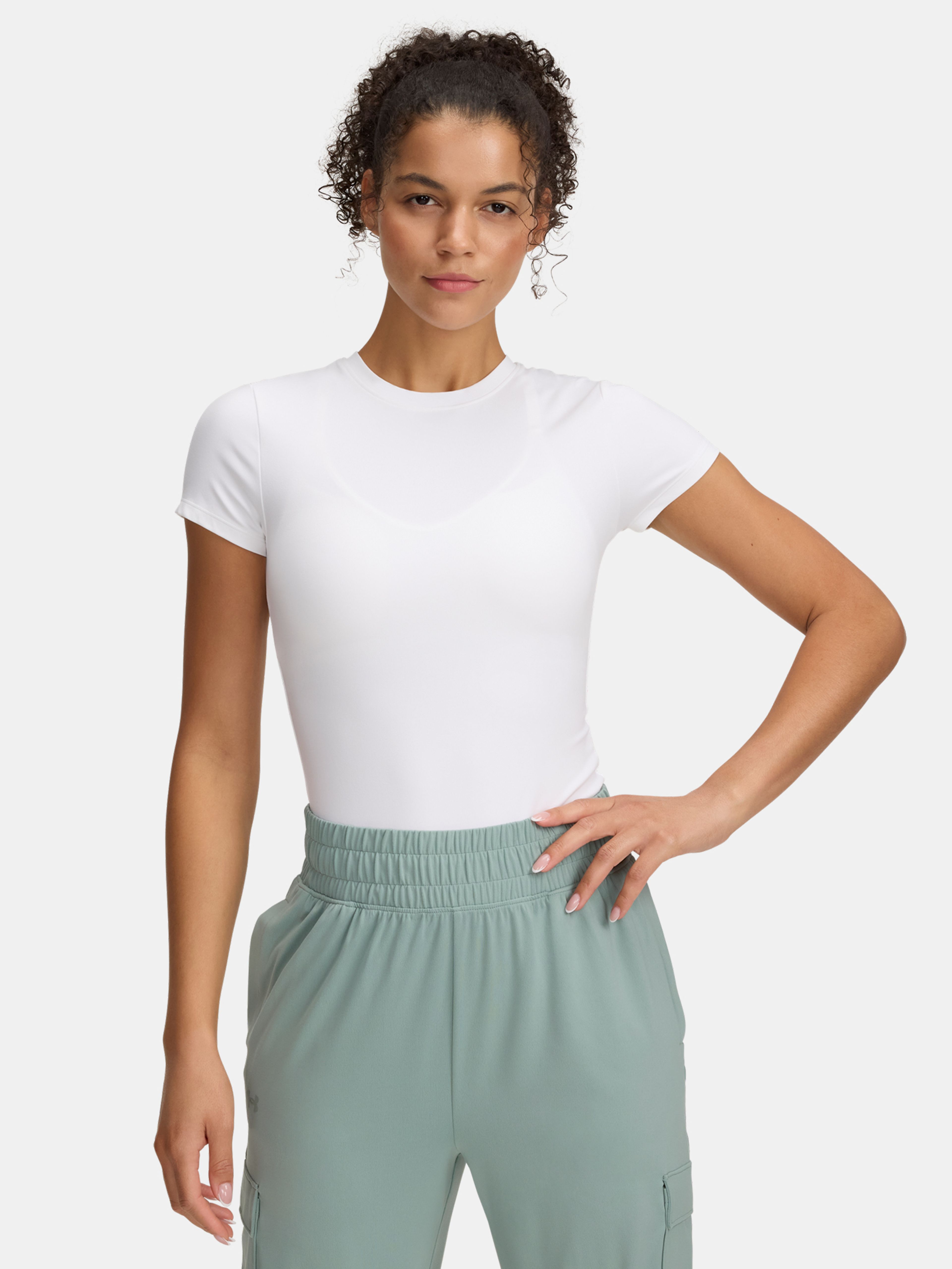 Sieviešu t-krekls Under Armour Meridian Core SS-WHT