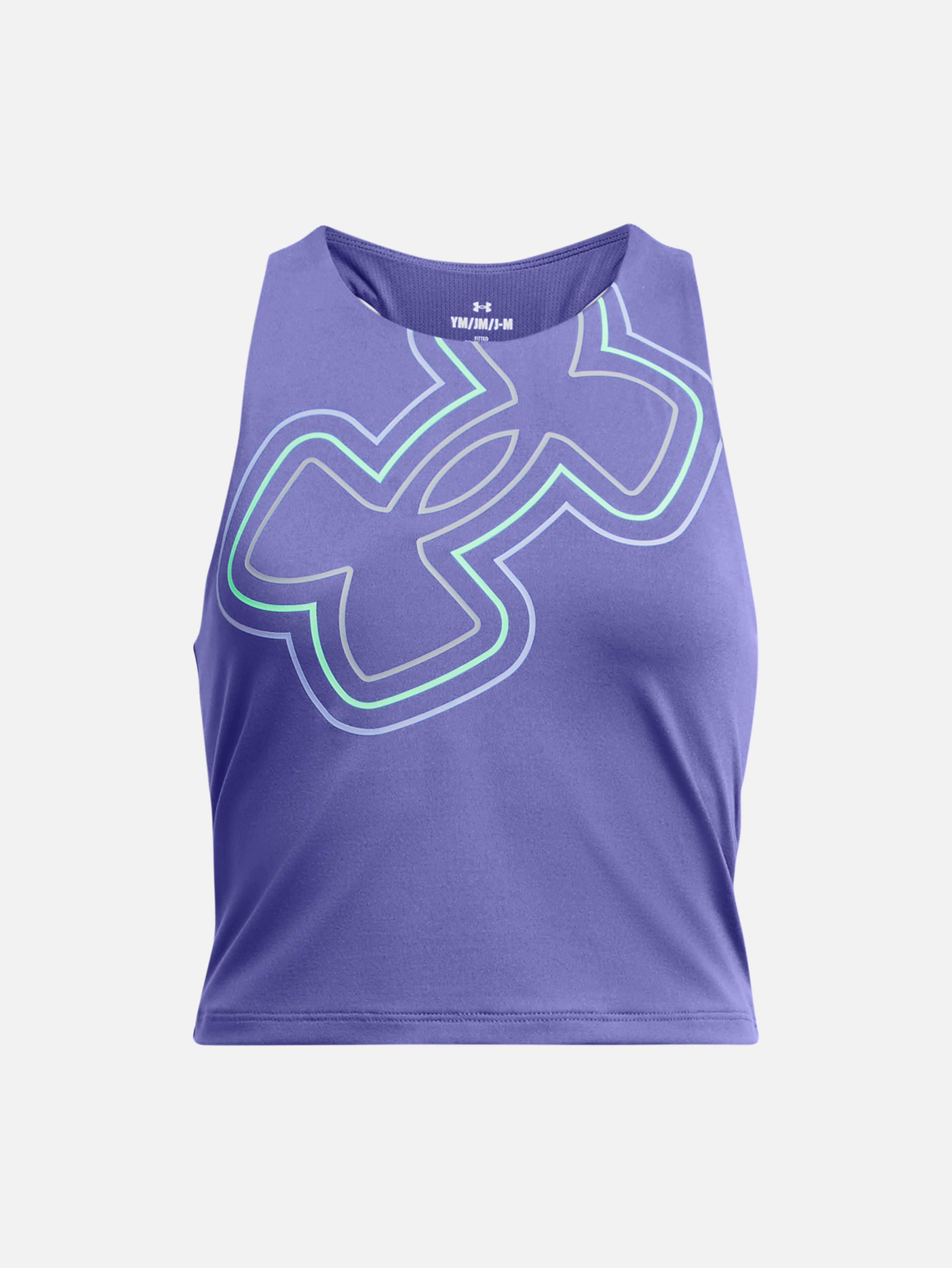 Dívčí tílko Under Armour Motion Branded Crop Tank