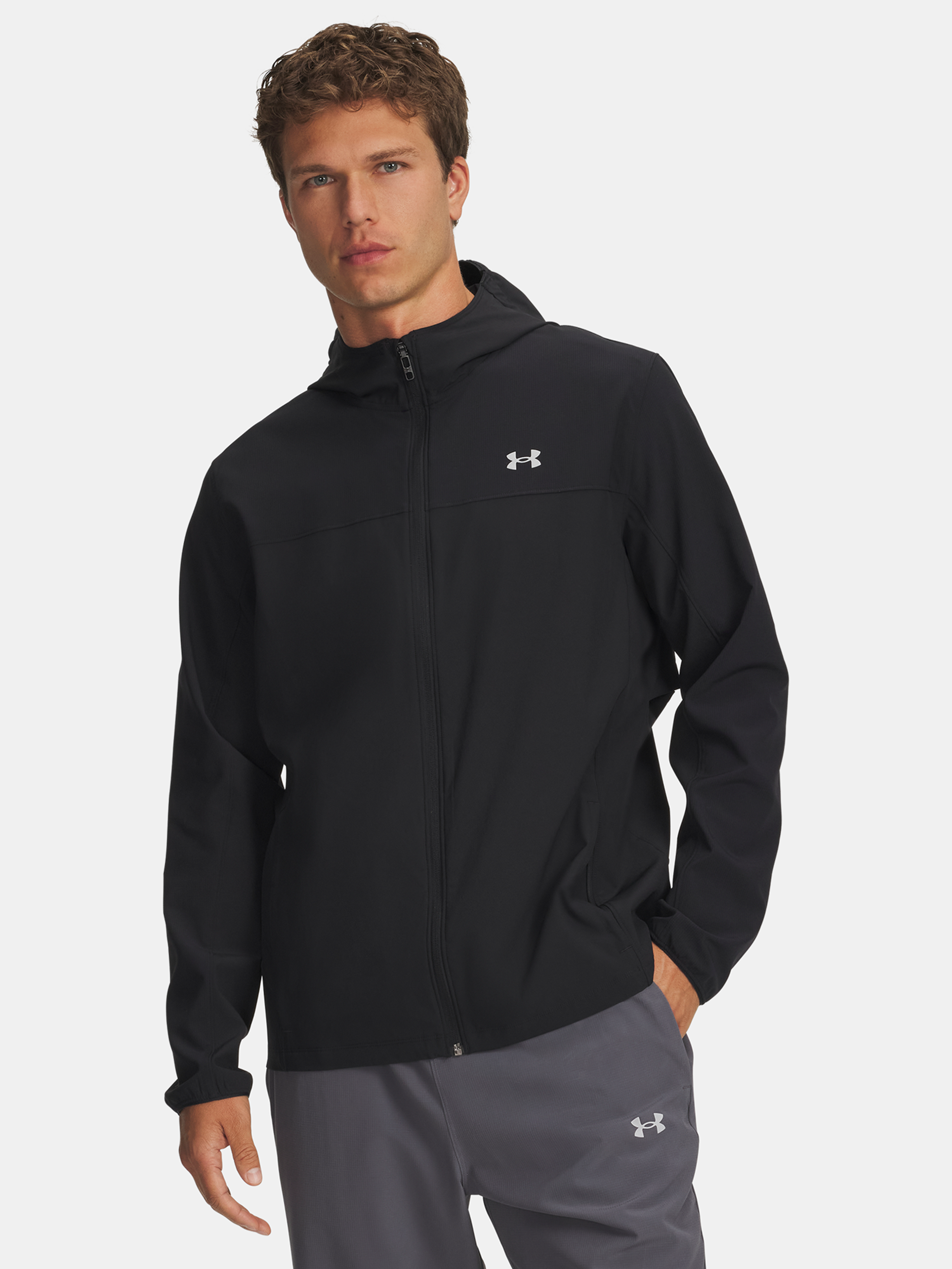 Moška jakna  Under Armour UA Velociti Pro Storm Jacket-BLK