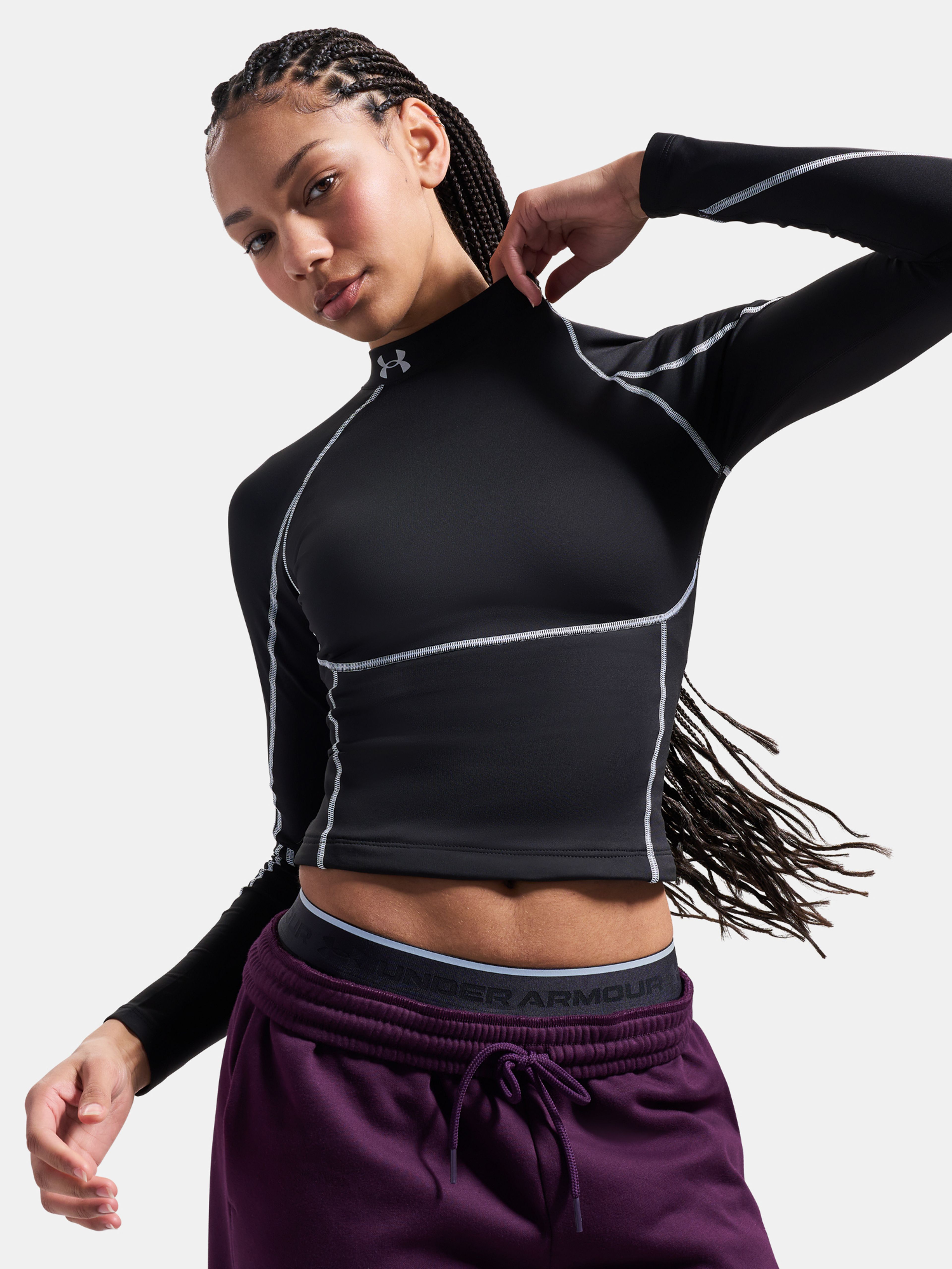 Sieviešu t-krekls Under Armour UA ColdGear Elite Mock - 001