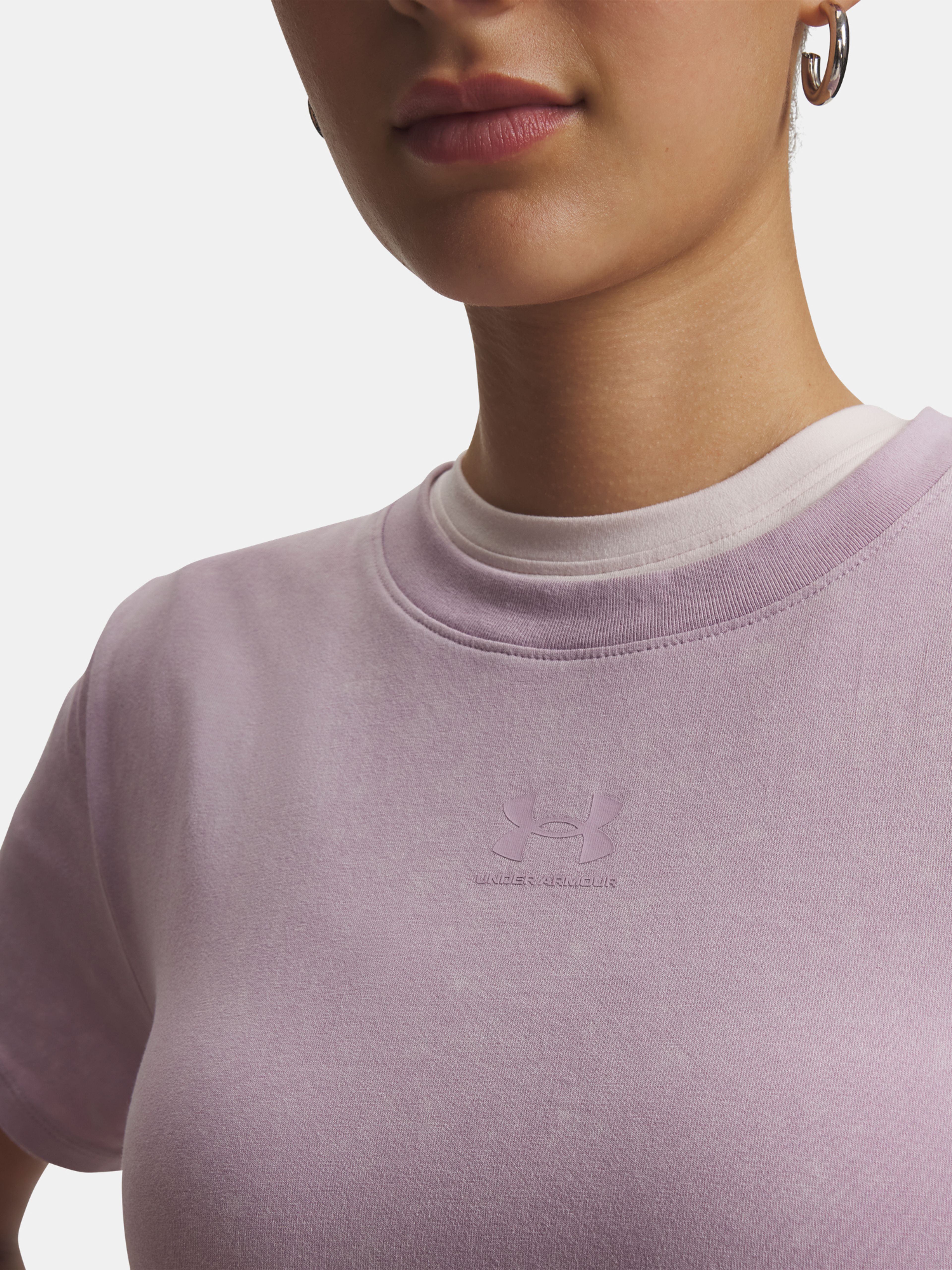 Sieviešu t-krekls Under Armour Rival Cotton Wash SS - 003