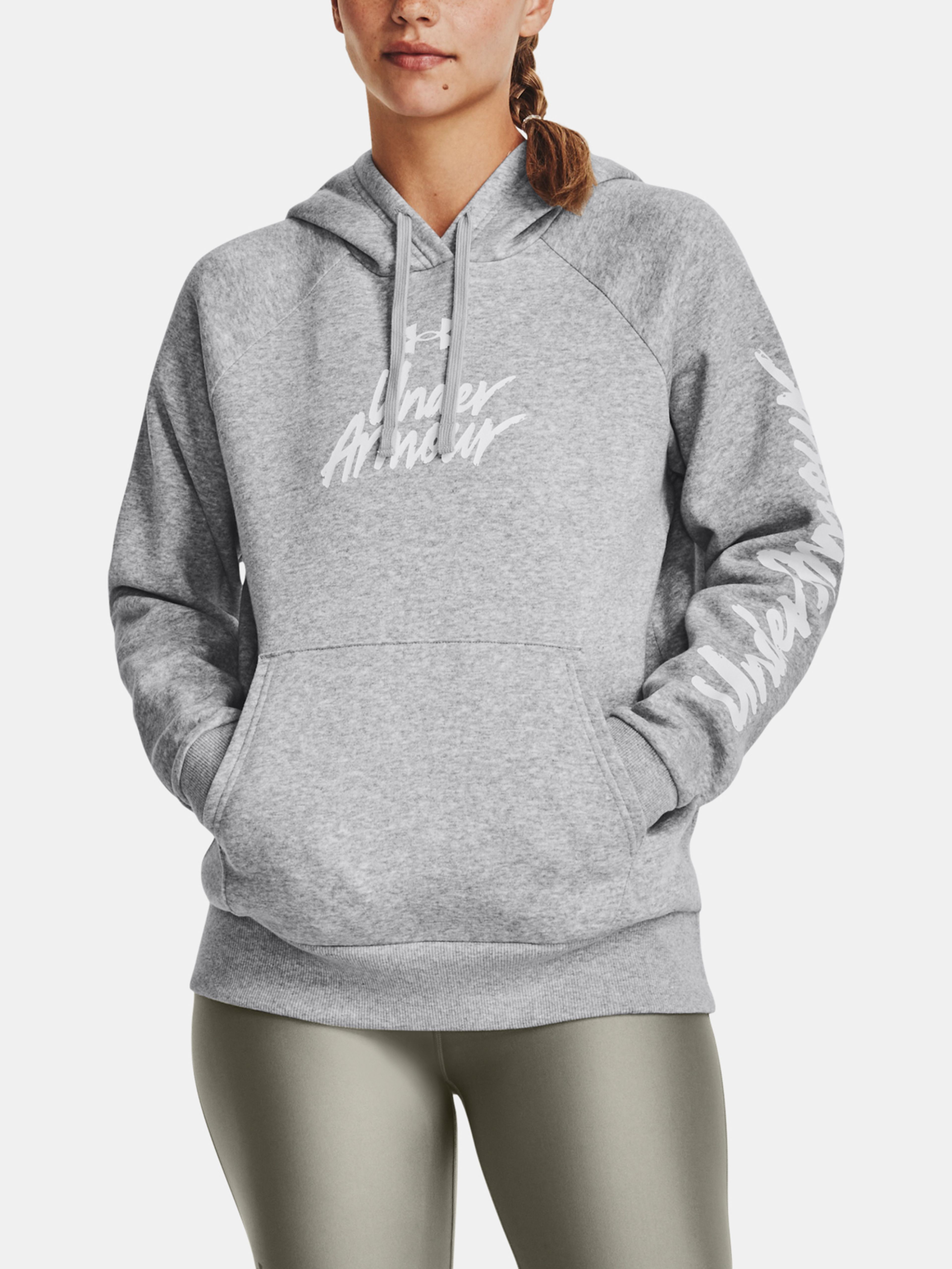 Dámská mikina Under Armour UA Rival Fleece Graphic Hdy