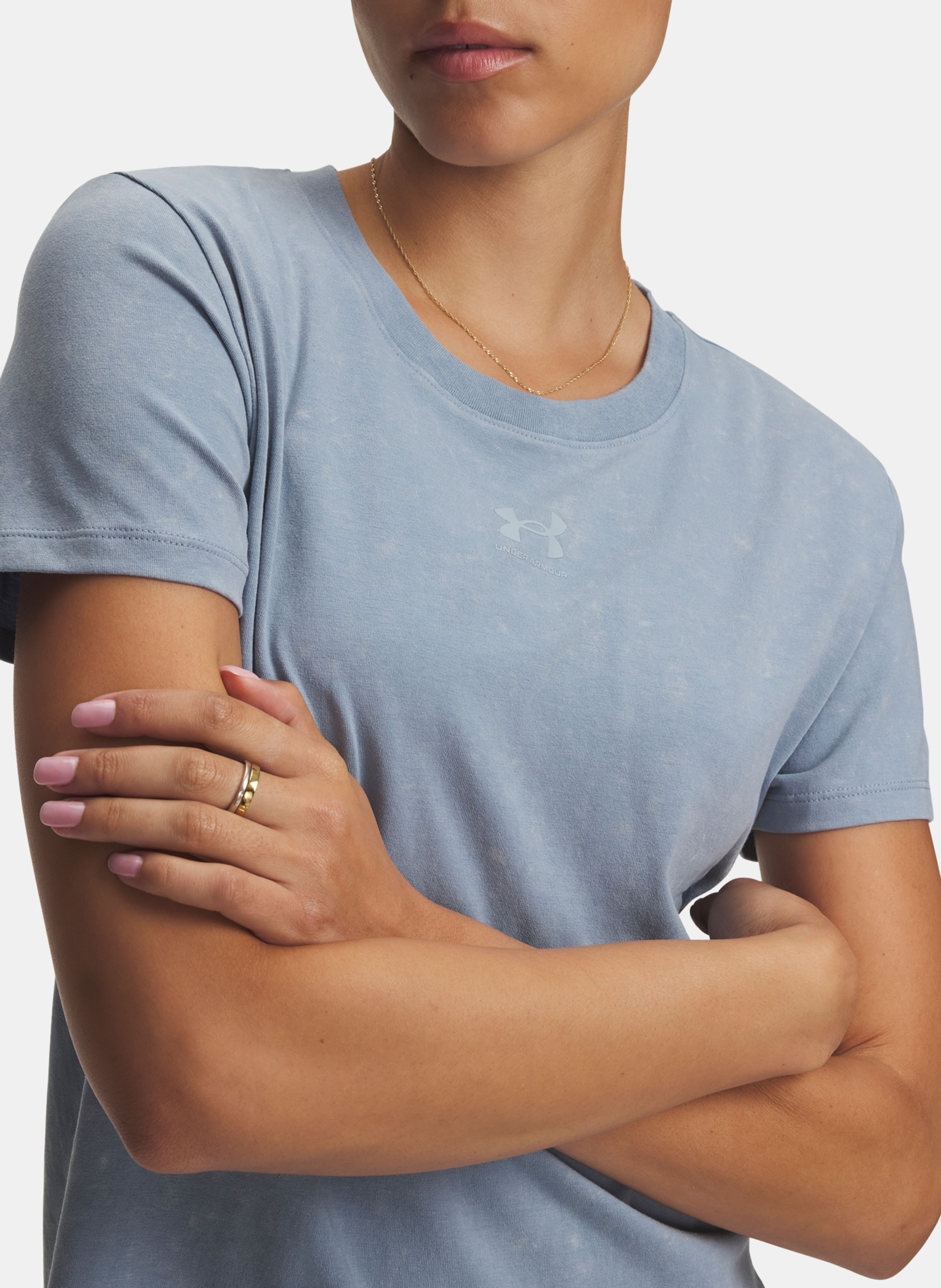 Naiste t-särk Under Armour Rival Cotton Wash SS - 003