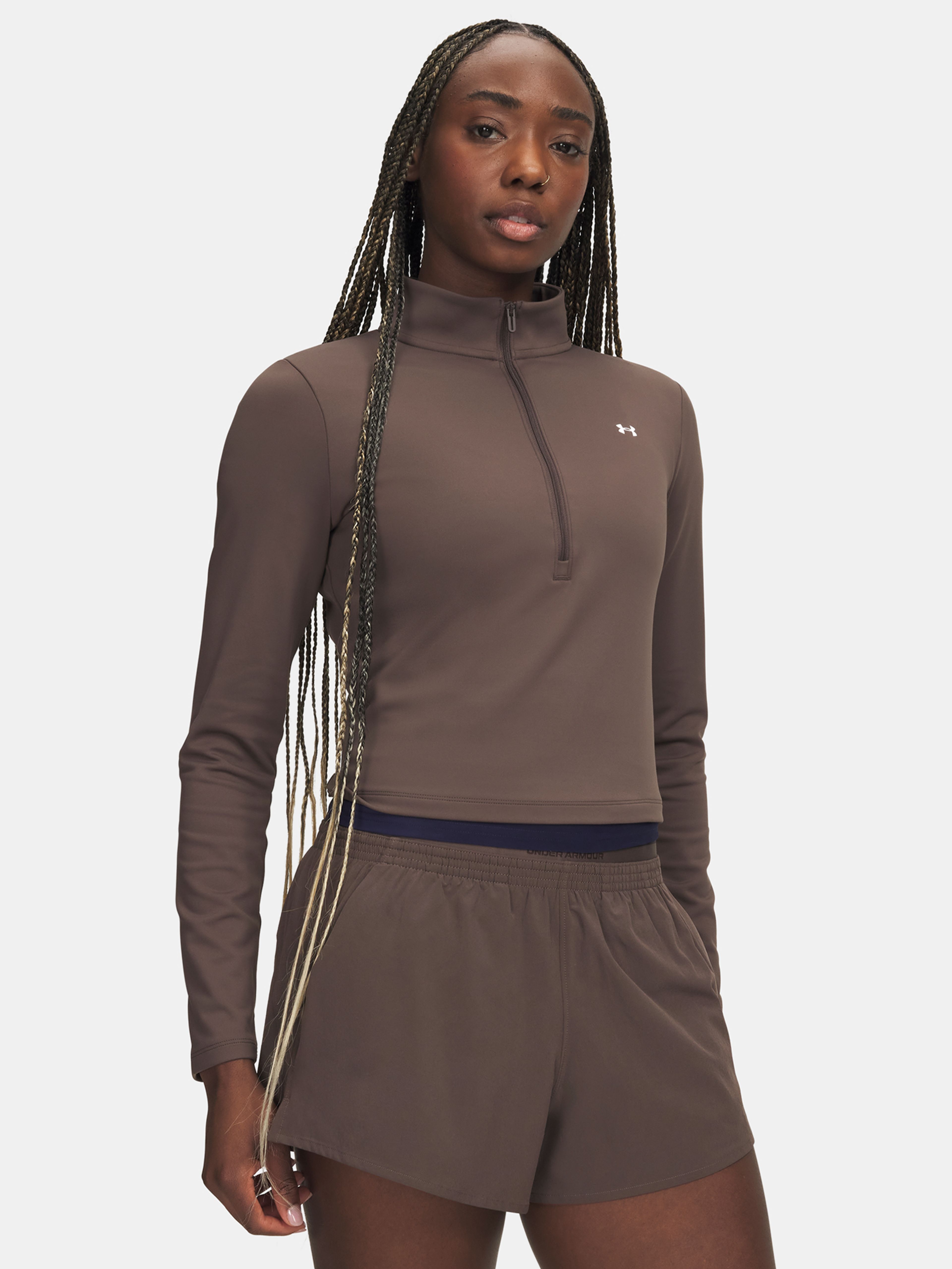 Sieviešu t-krekls Under Armour Motion 1/2 Zip - 001