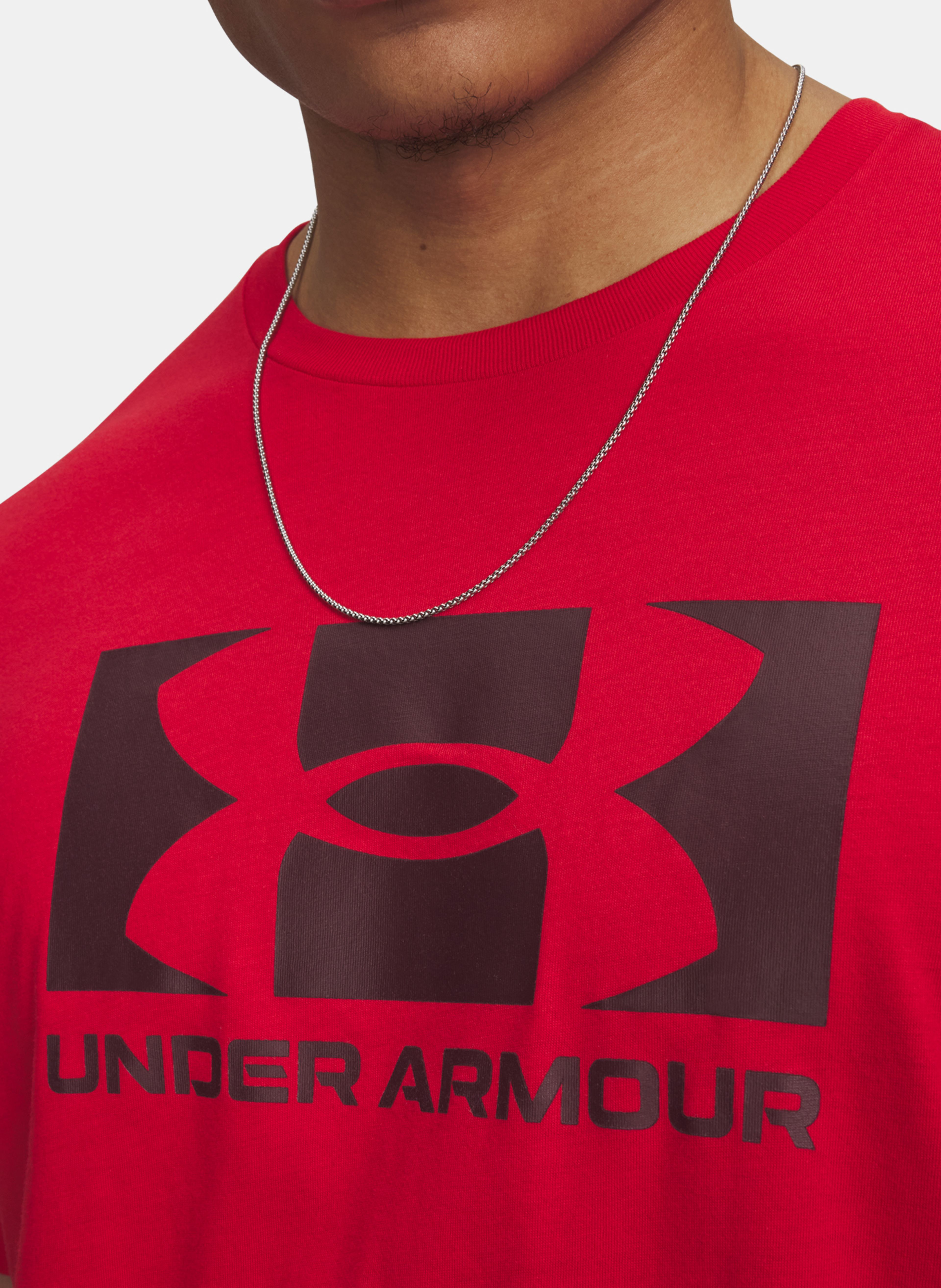Vyriški marškinėliai Under Armour UA M CENTER BOXED LOGO SS - 003