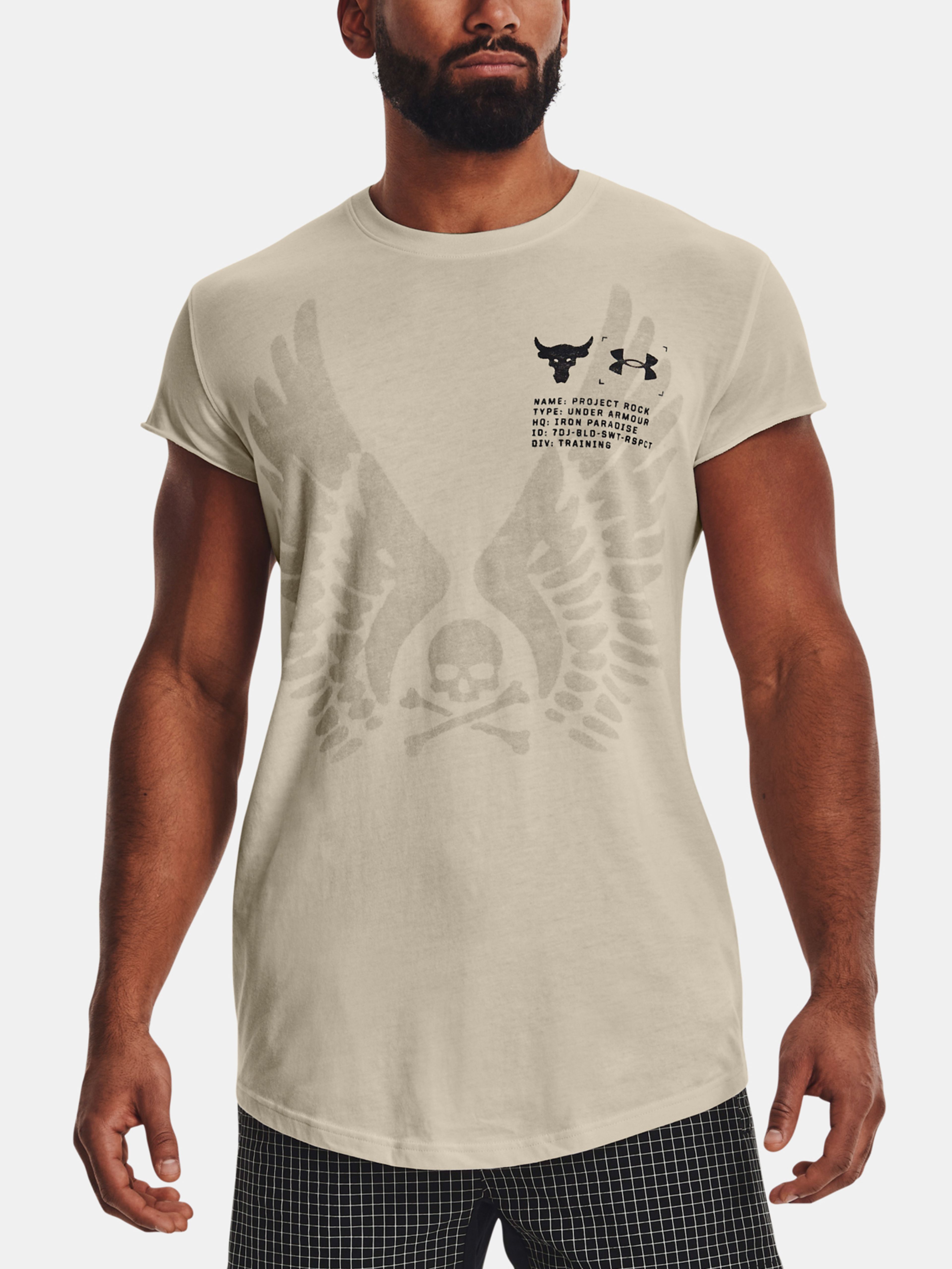 Férfi póló Under Armour UA Project Rock Cutoff Tee