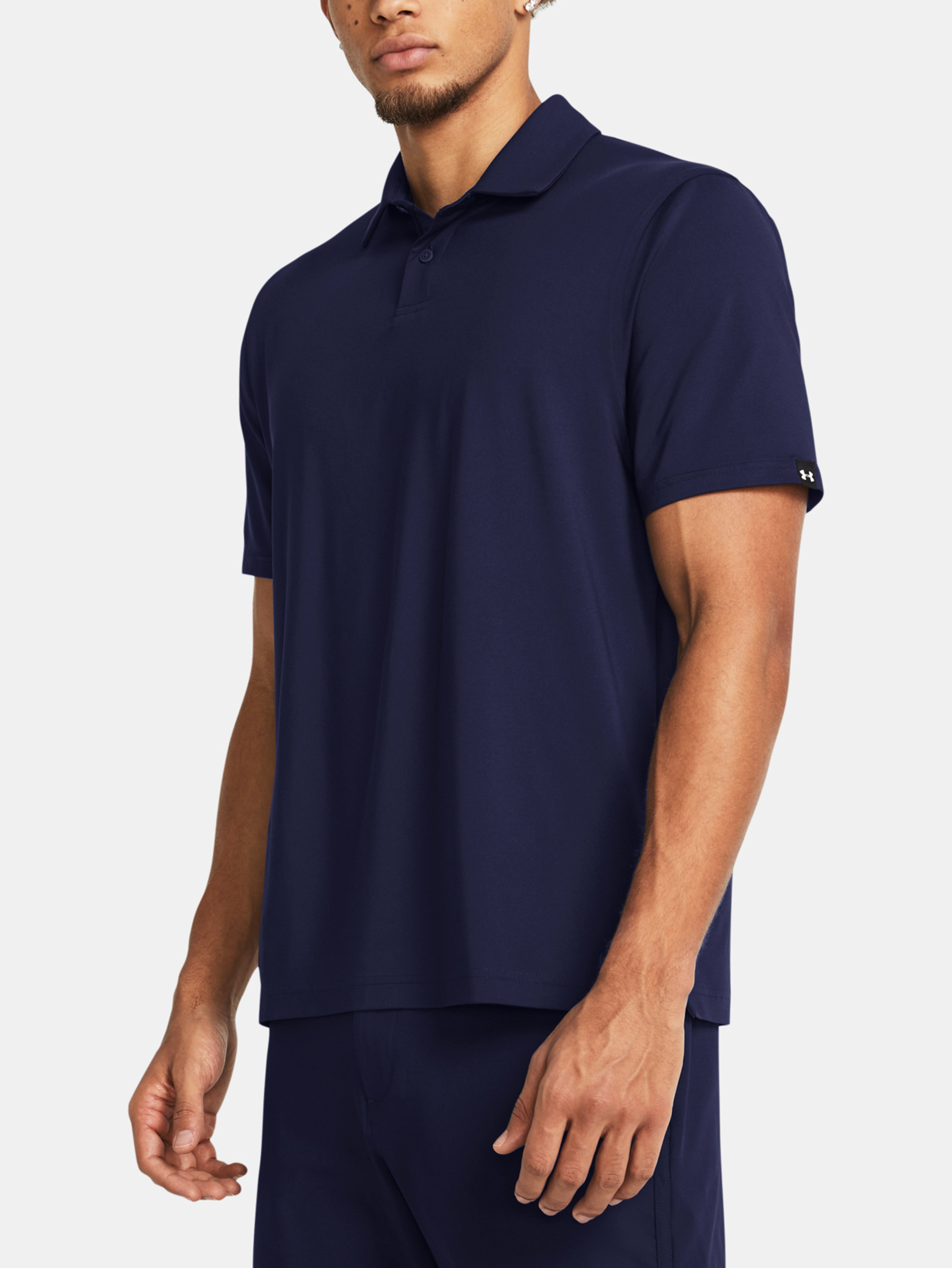 Pánske tričko Under Armour UA T2G Polo LB-BLU