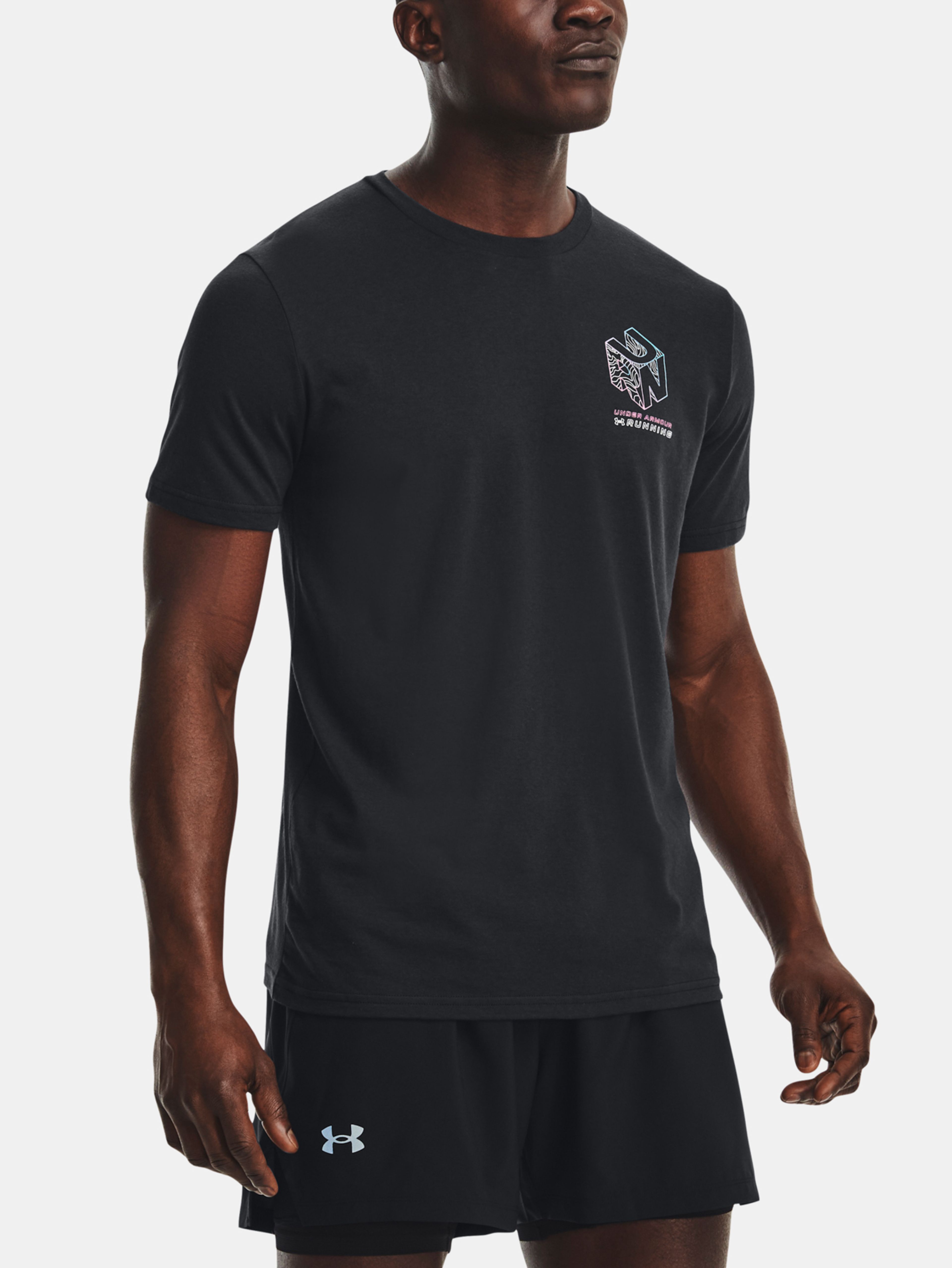 Férfi póló Under Armour UA RUN GRADIENT GRID SS
