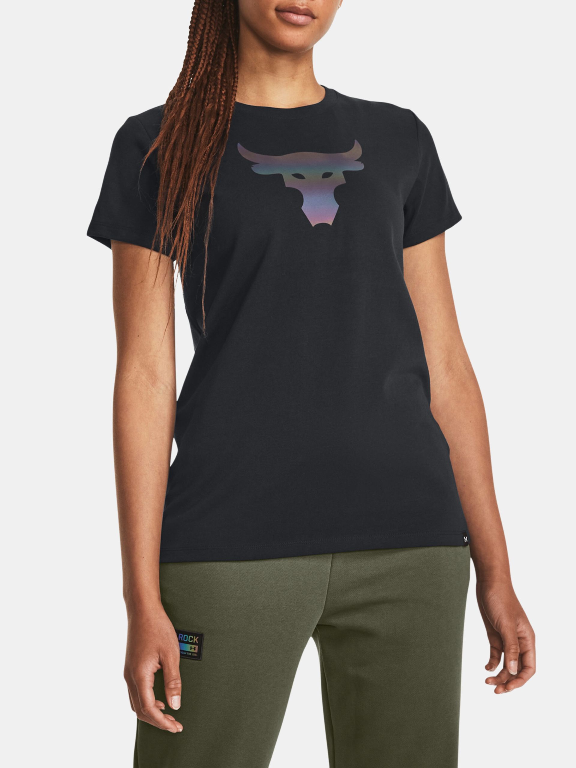 Női póló Under Armour Pjt Rck Nght Shft SS HW Q4 - 001
