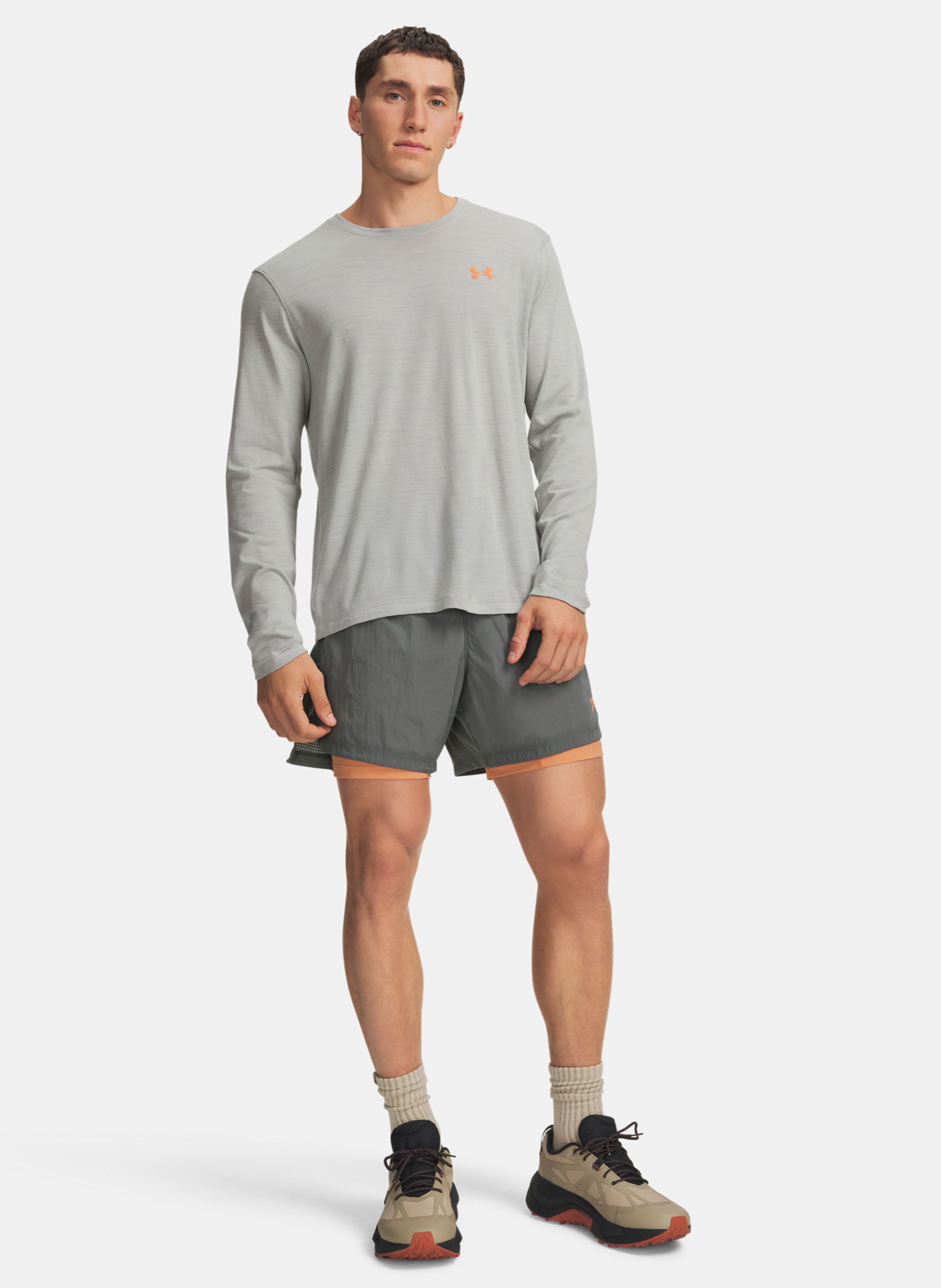 Meeste lühikesed püksid Under Armour M Trail Run 5' Lined Short - 003