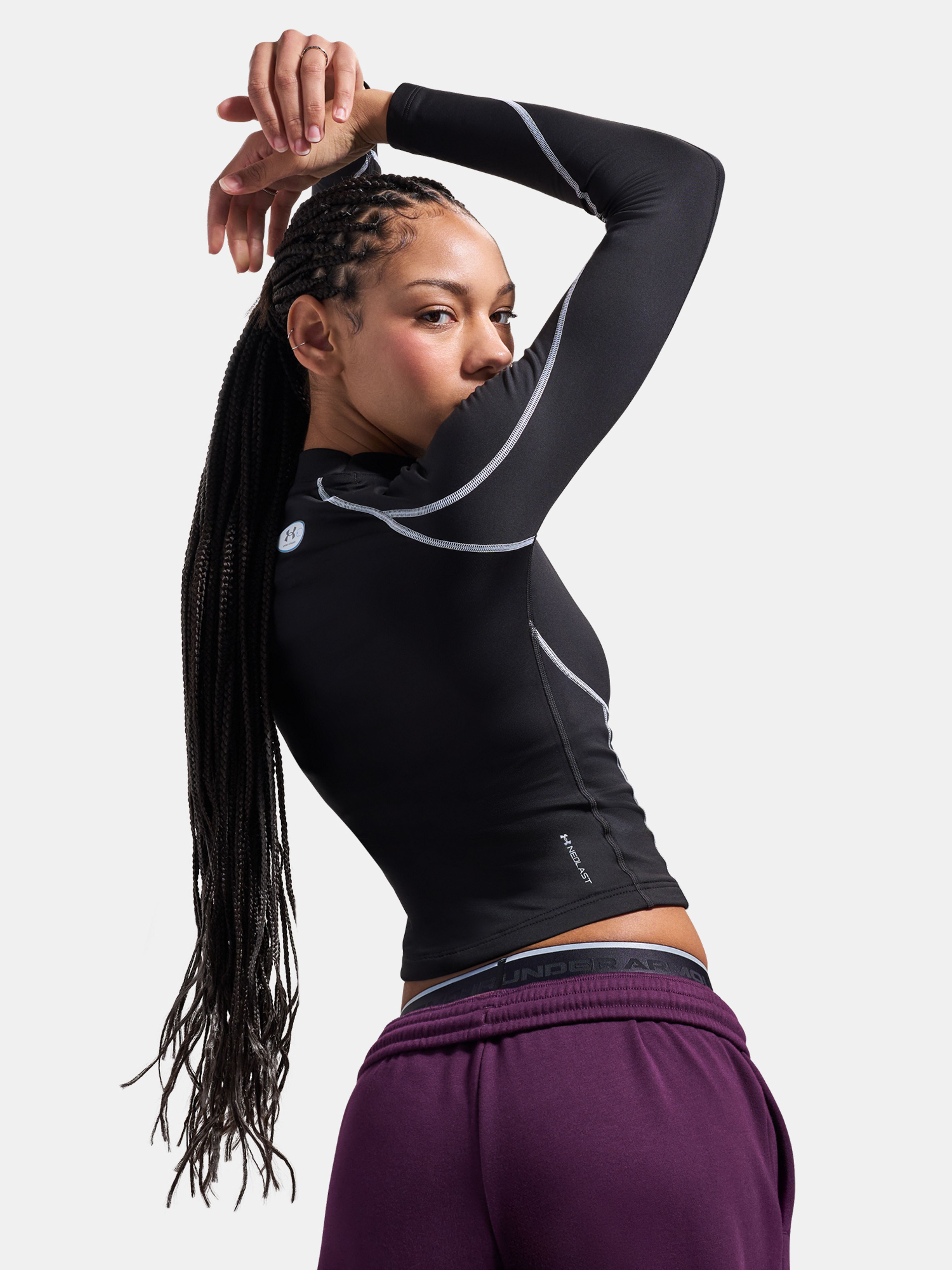 Sieviešu t-krekls Under Armour UA ColdGear Elite Mock - 002